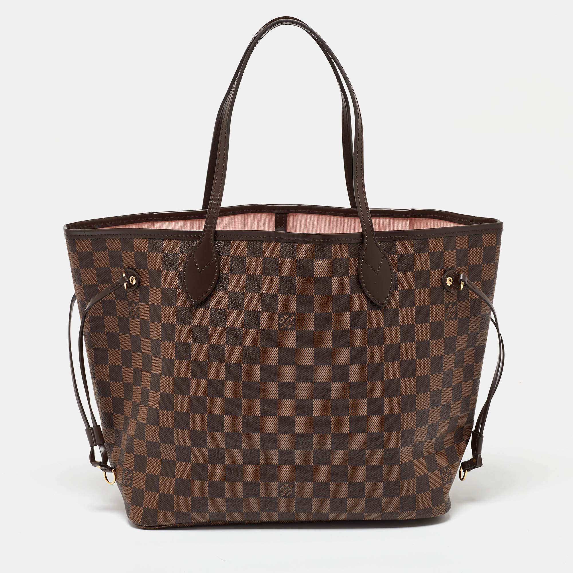 Louis Vuitton Damier Ebene Canvas Neverfull MM Bag
