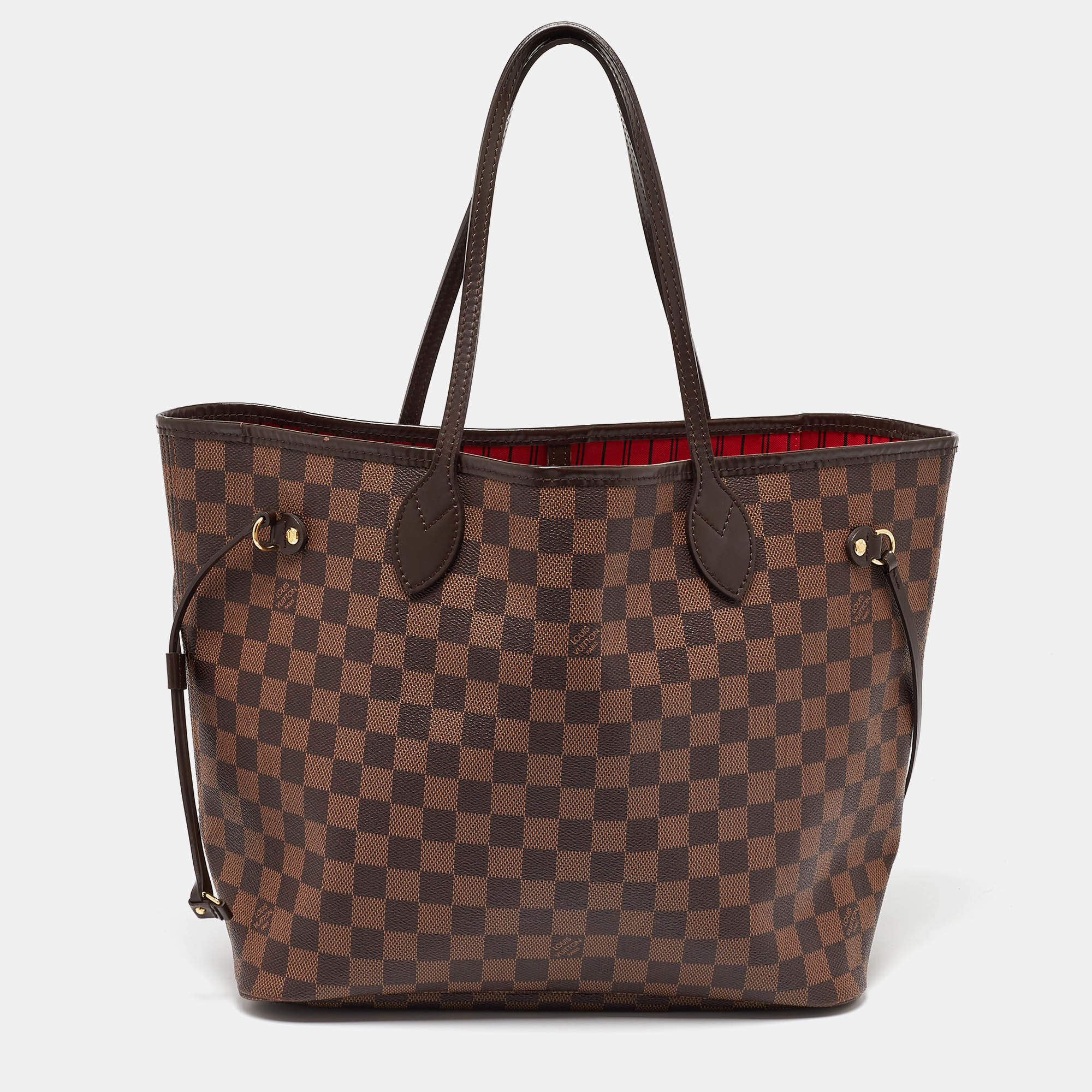 Louis Vuitton Damier Ebene Canvas Neverfull MM Bag