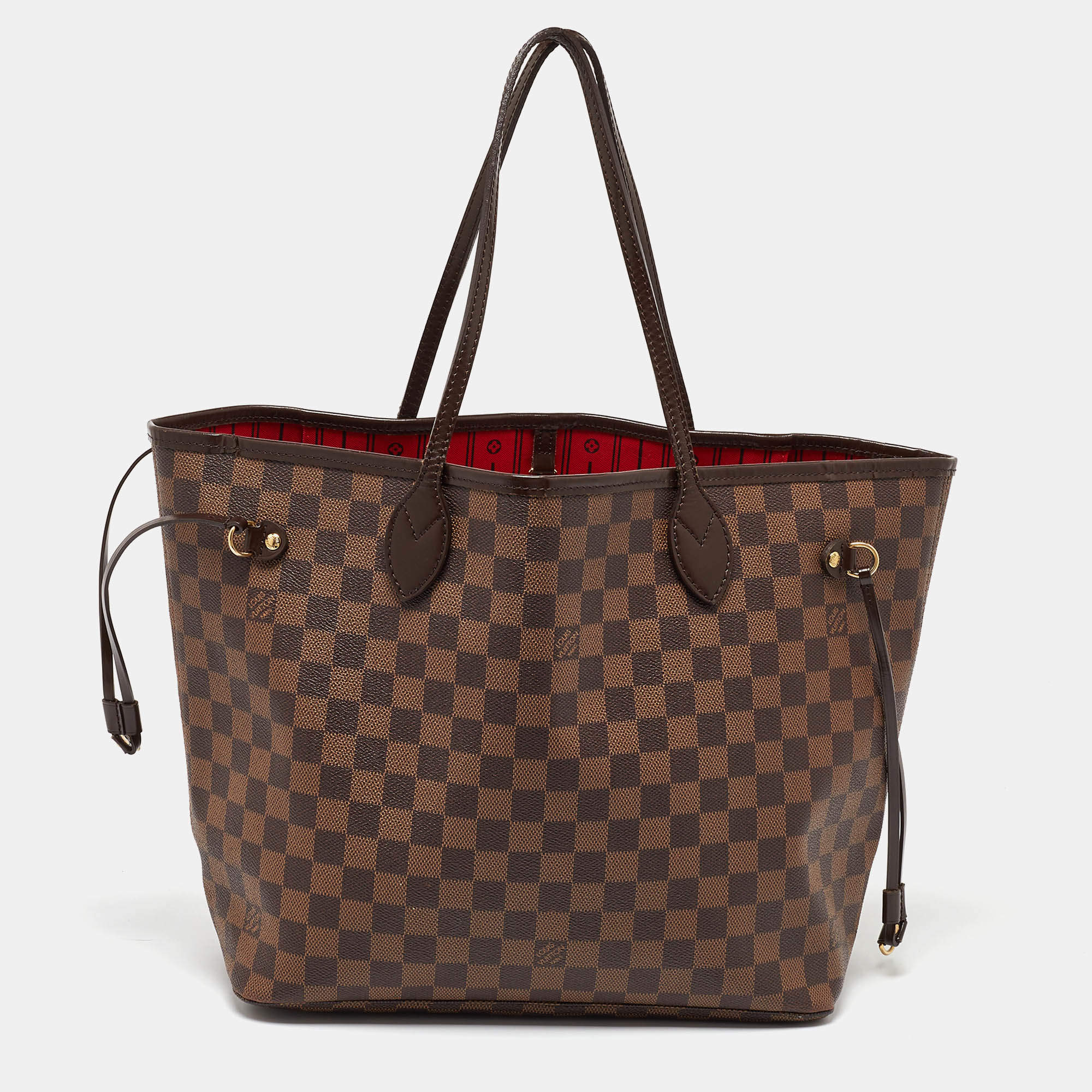 Louis Vuitton Damier Ebene Canvas Neverfull MM Bag