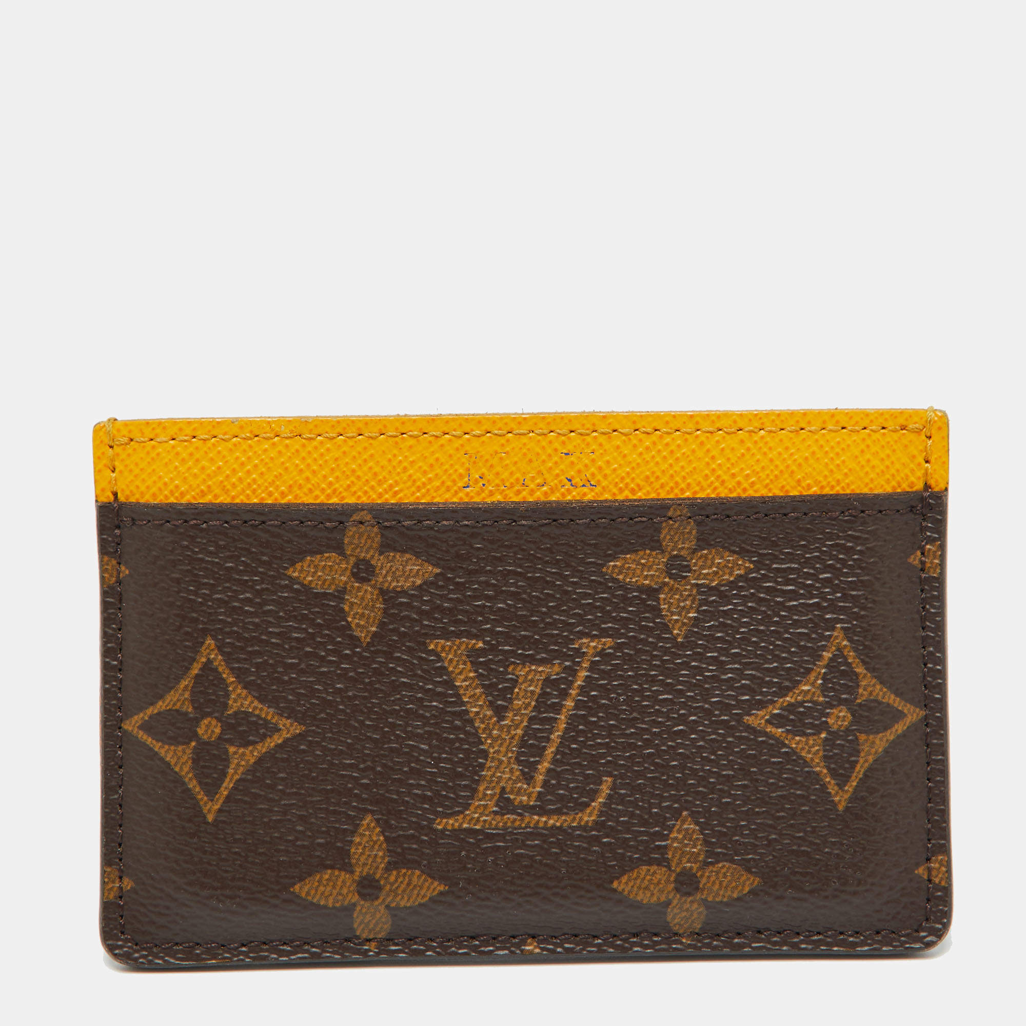 Louis Vuitton Yellow Monogram Canvas Card Holder