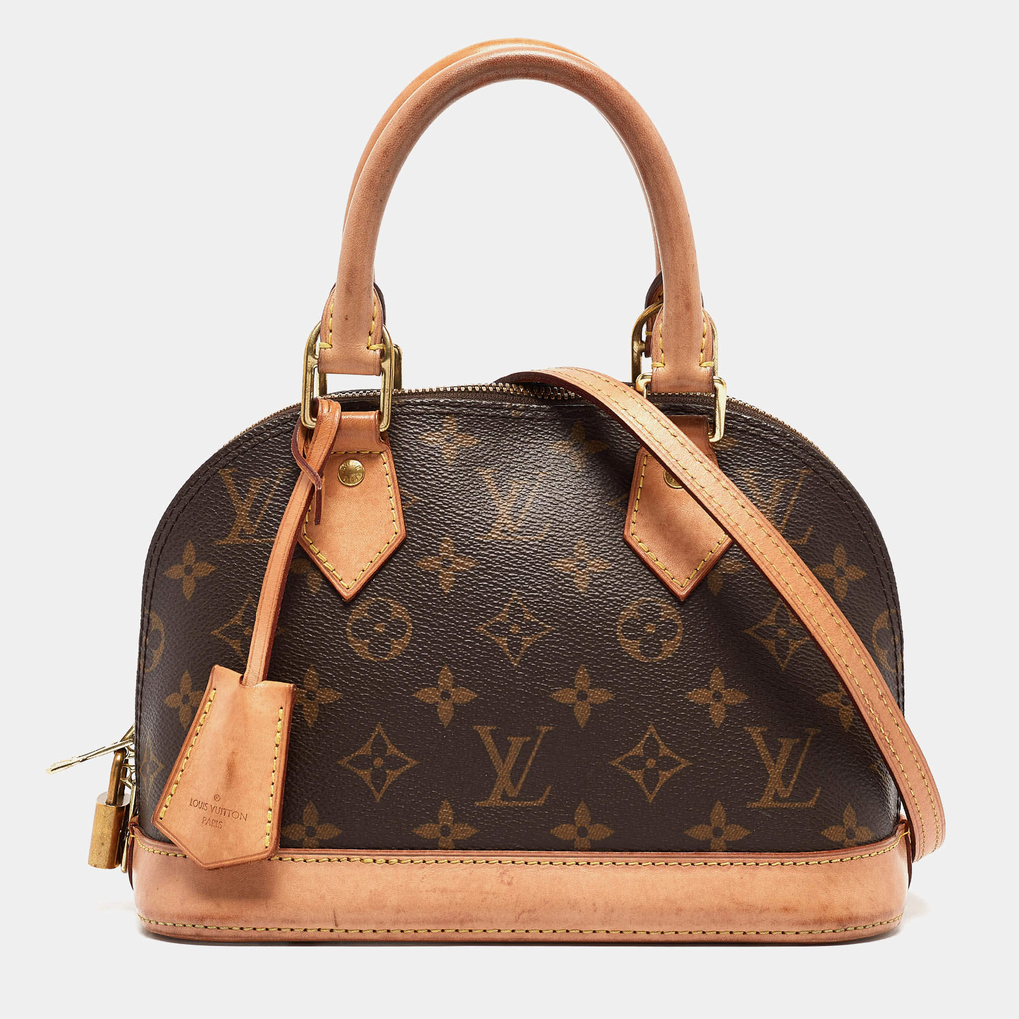 Pre Owned Louis Vuitton Monogram Canvas Alma BB Bag