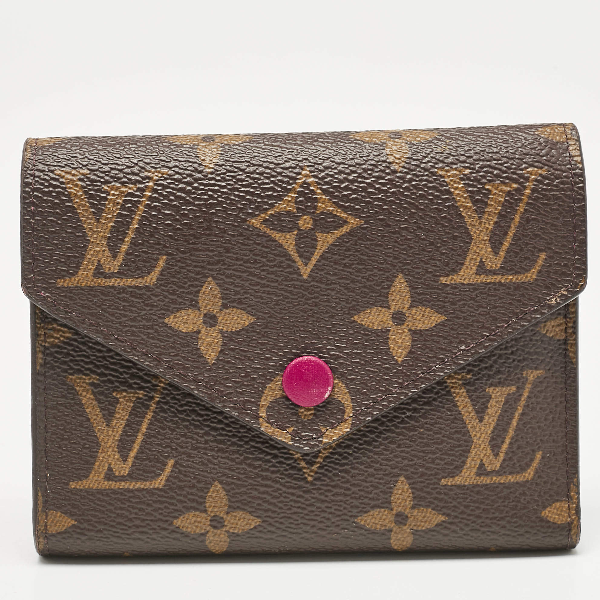 Louis Vuitton Aurore Monogram Canvas Victorine Compact Wallet