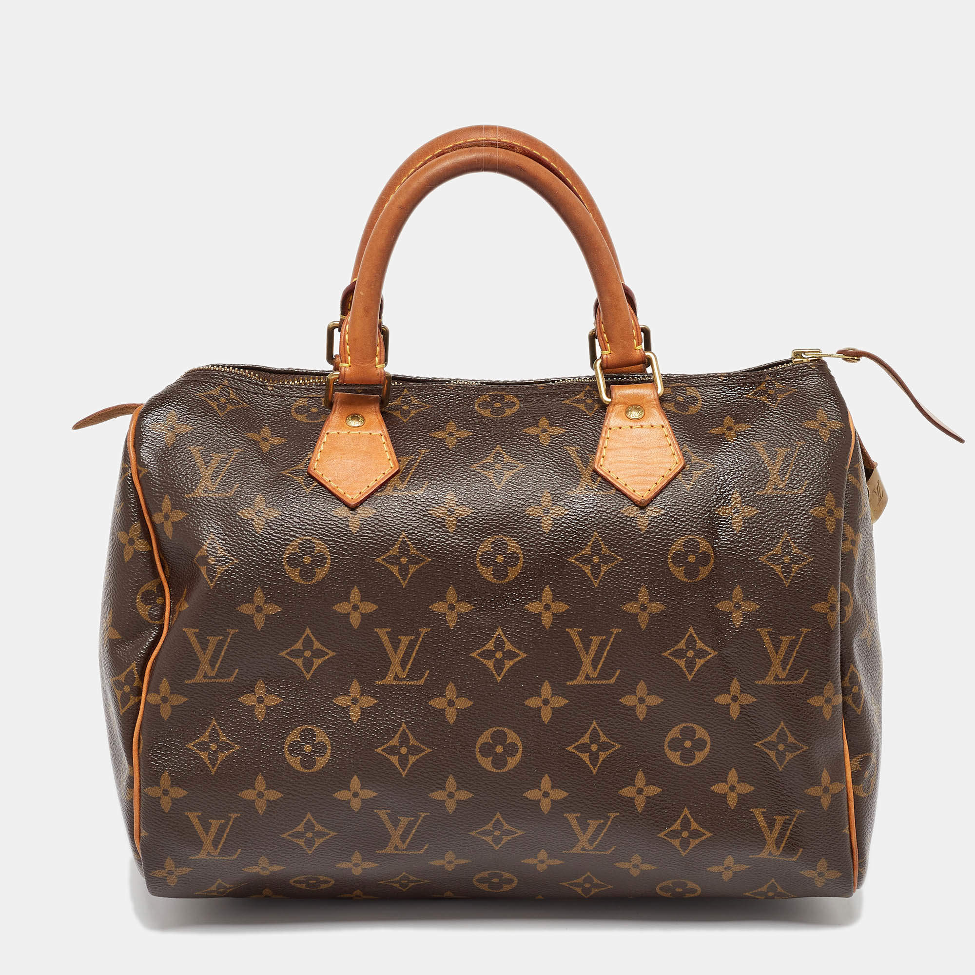 Pre Owned Louis Vuitton Monogram Canvas Speedy 30 Bag