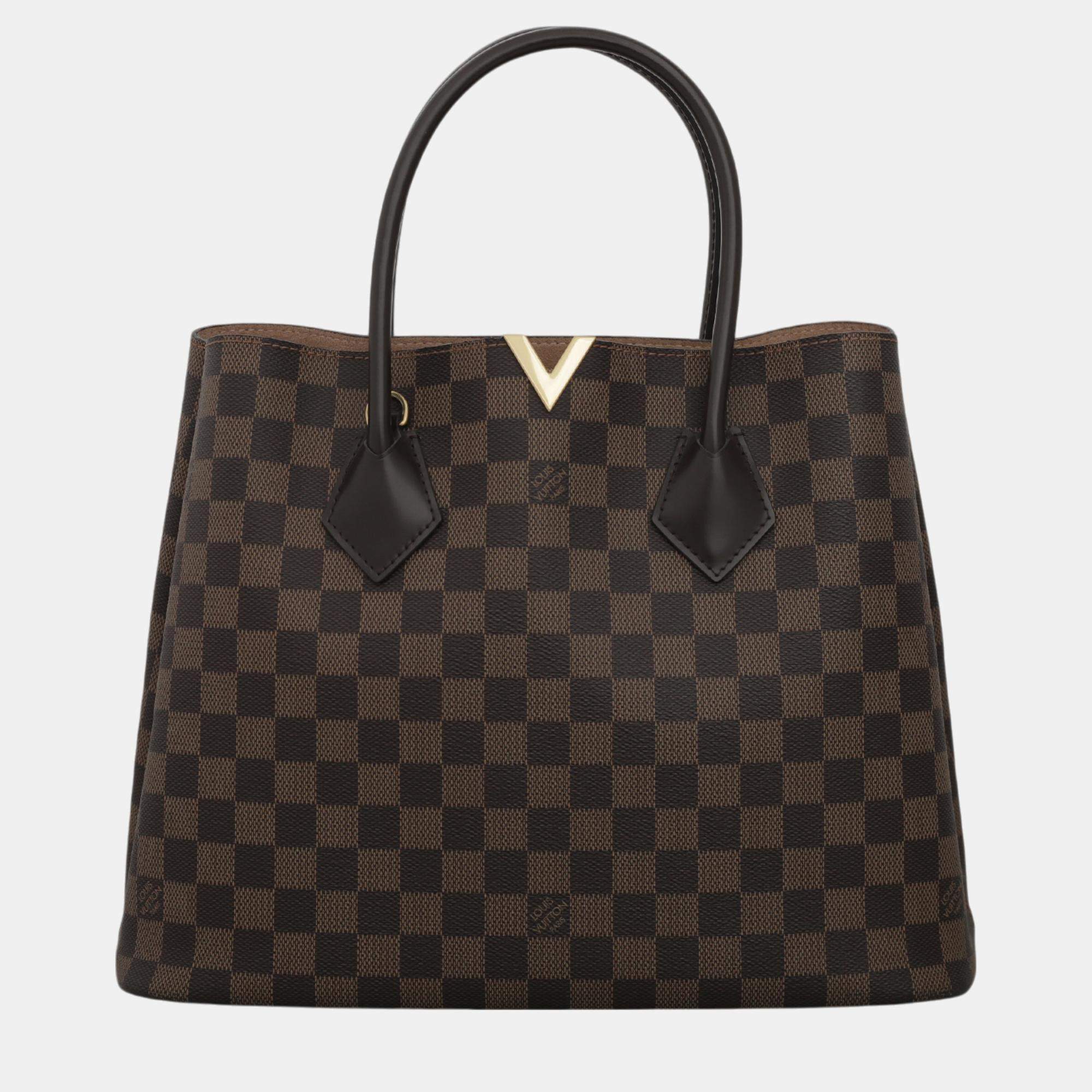 Louis Vuitton Brown Damier Ebene Canvas Kensington Bag 