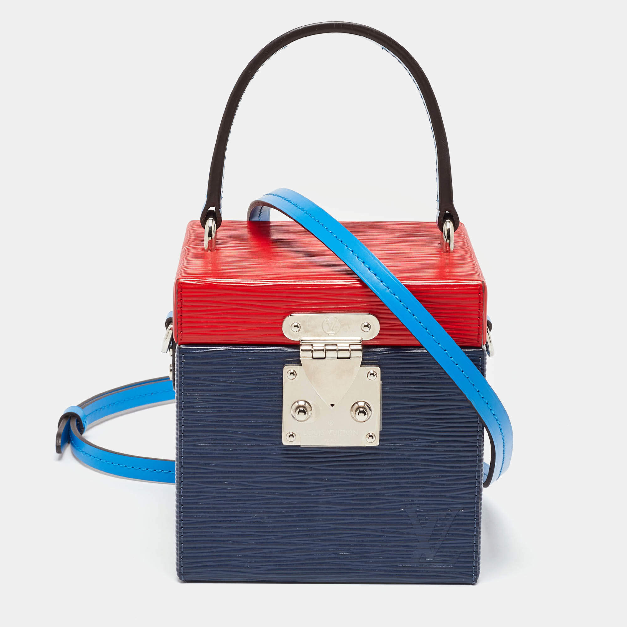 Pre Owned Louis Vuitton Multicolor Epi Leather Bleecker Box NM Bag