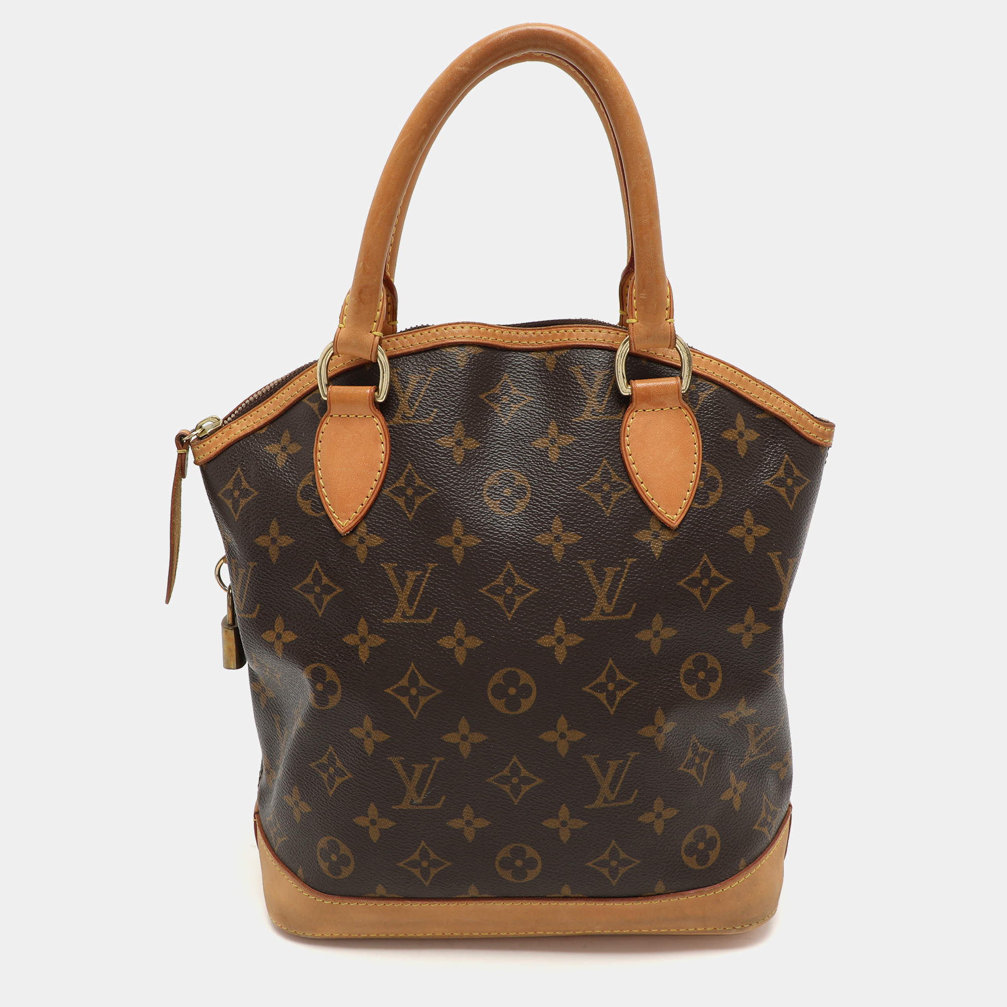 Pre Owned Louis Vuitton Monogram Canvas Lockit PM Bag