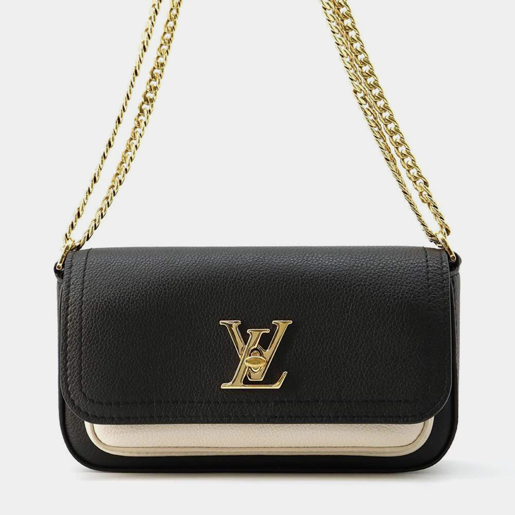 Louis Vuitton Noir/Beige Leather Rock Me Tender bag Louis Vuitton | TLC