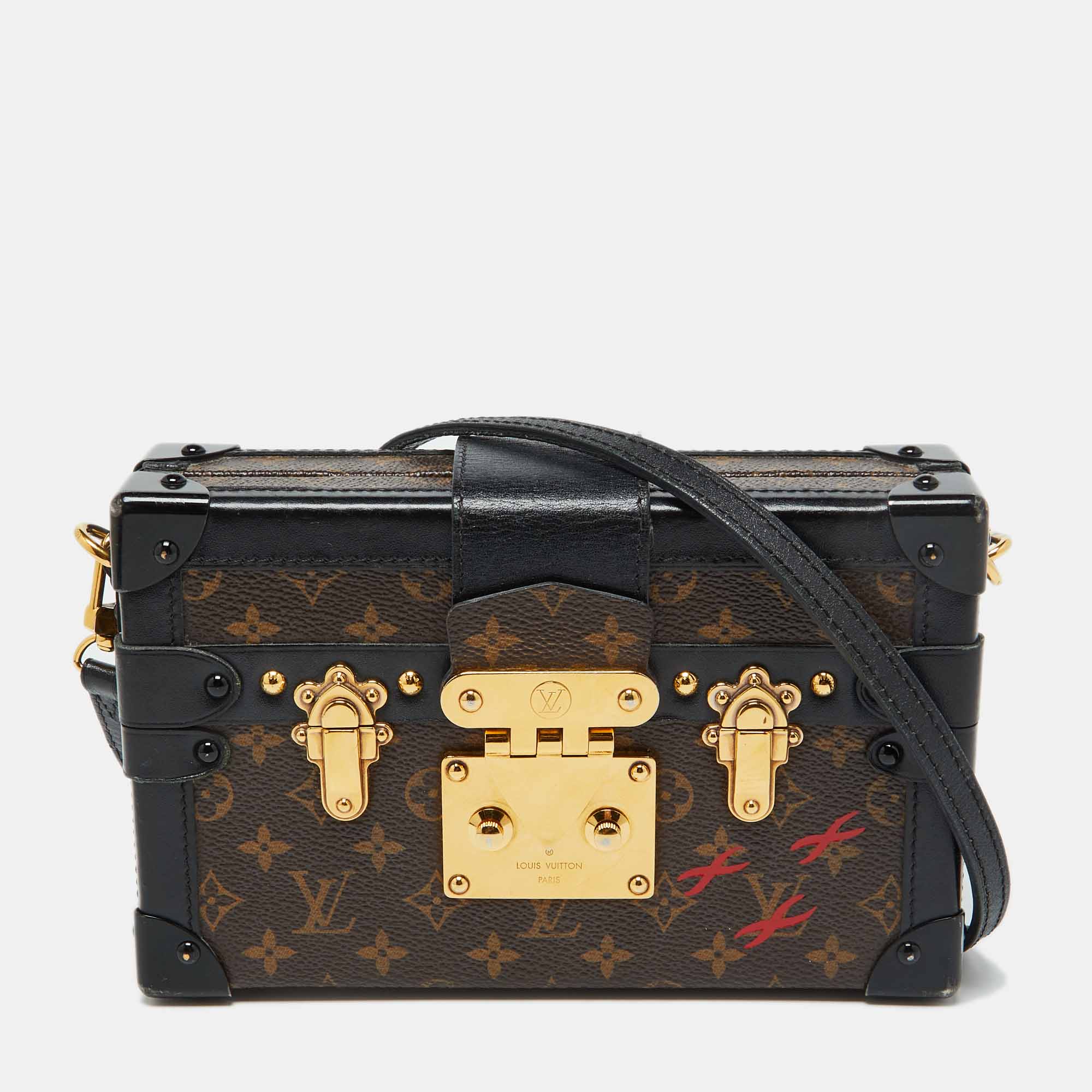 Louis Vuitton Monogram Canvas Petite Malle Bag