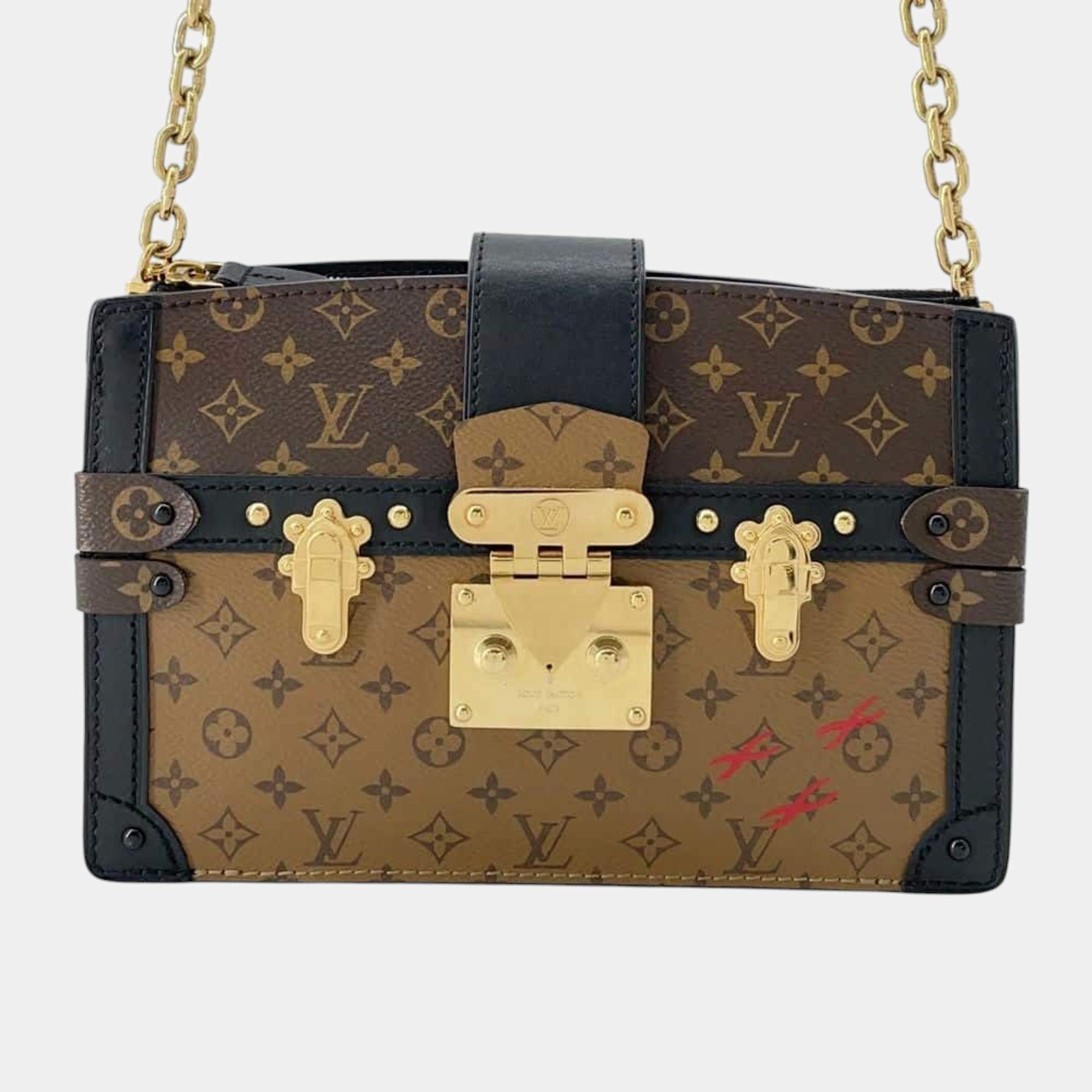 Louis Vuitton Monogram Reverse Trunk Clutch