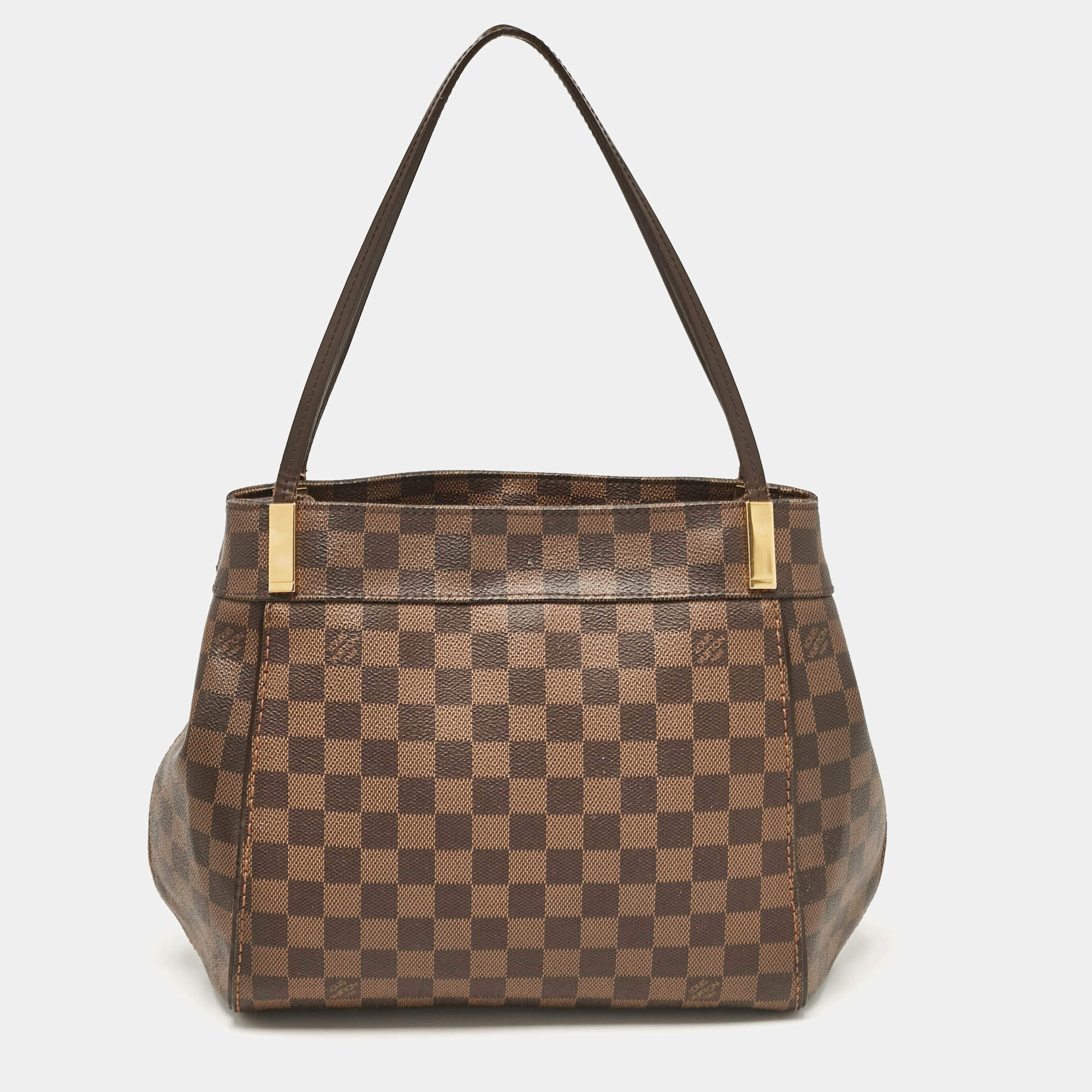 Pre Owned Louis Vuitton Damier Ebene Canvas and Leather Marylebone PM Bag