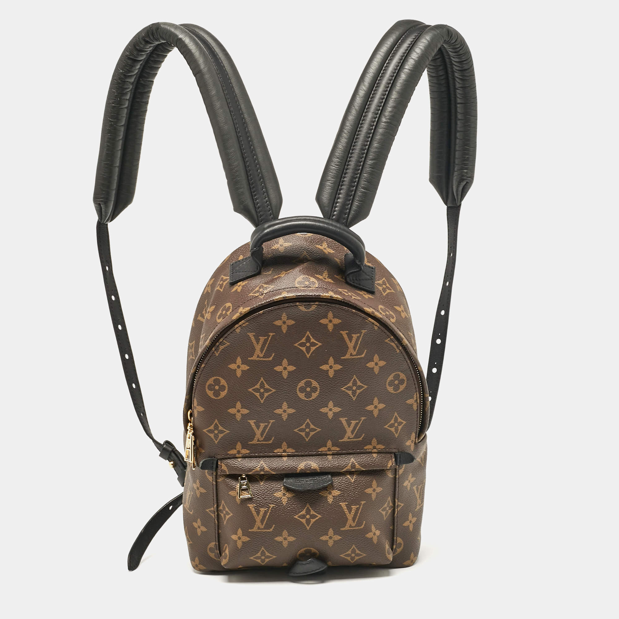 Louis Vuitton Black Monogram Canvas Palm Springs PM Backpack