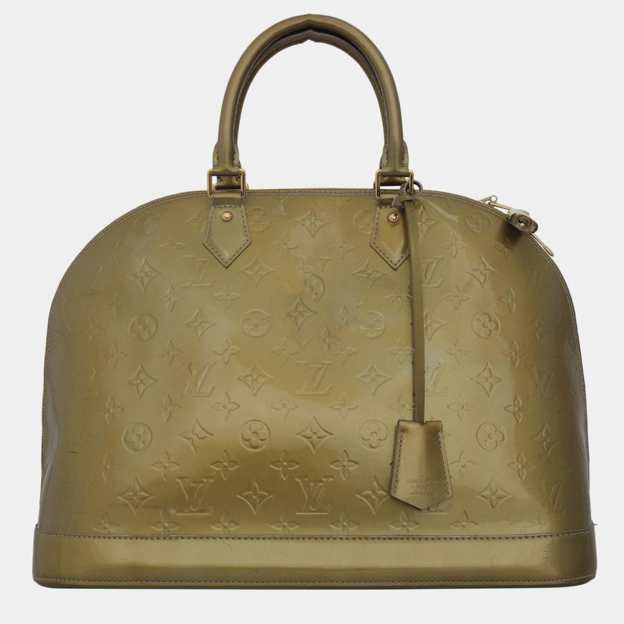 Louis Vuitton Monogram Vernis Alma GM Bag