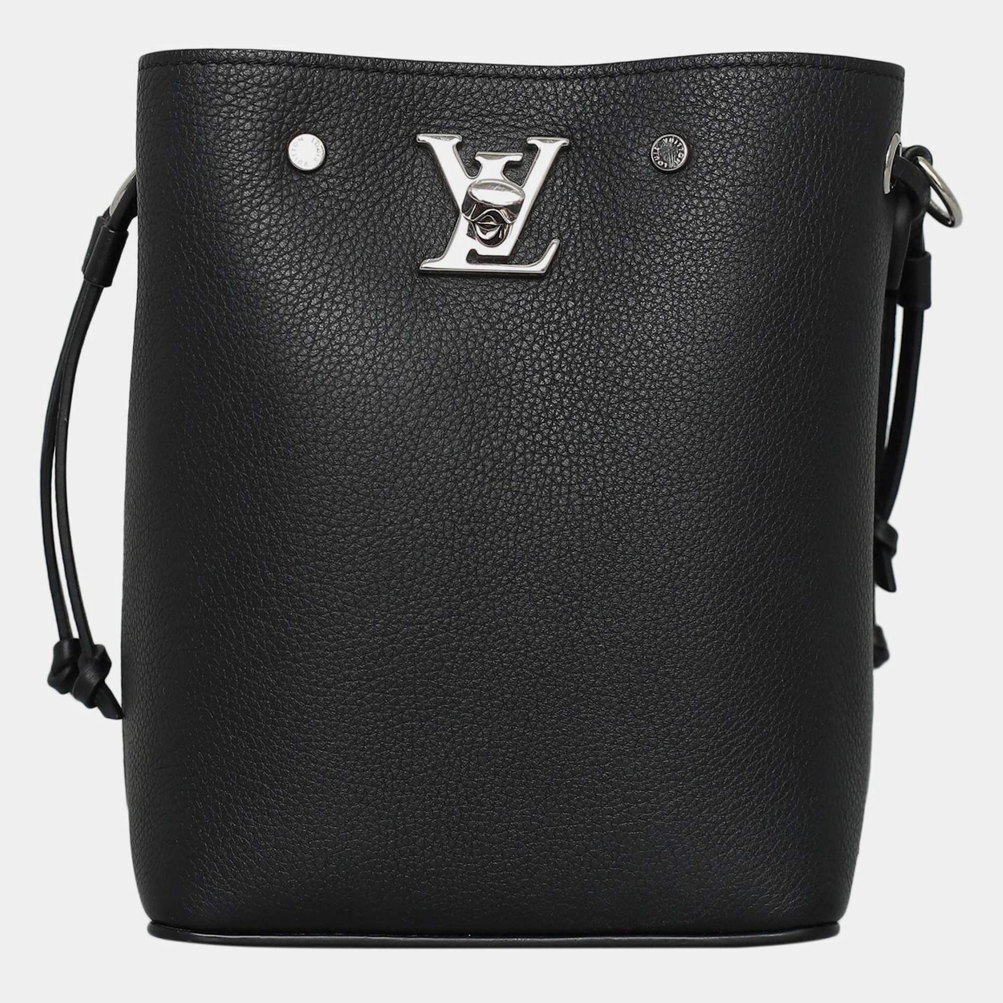 Pre Owned Louis Vuitton Nano LockMe Bucket Bag