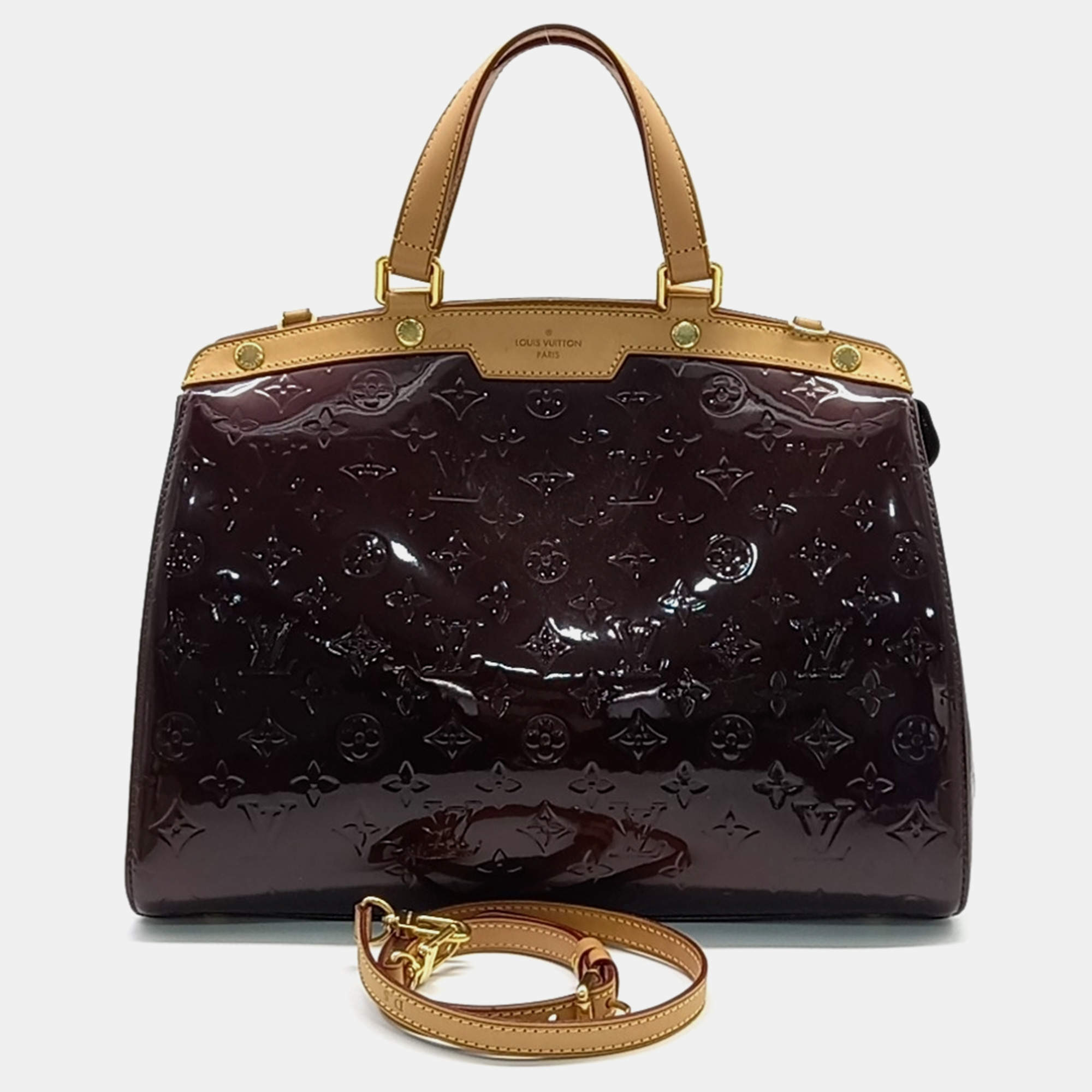 Pre Owned Louis Vuitton Vernis Brea GM Bag