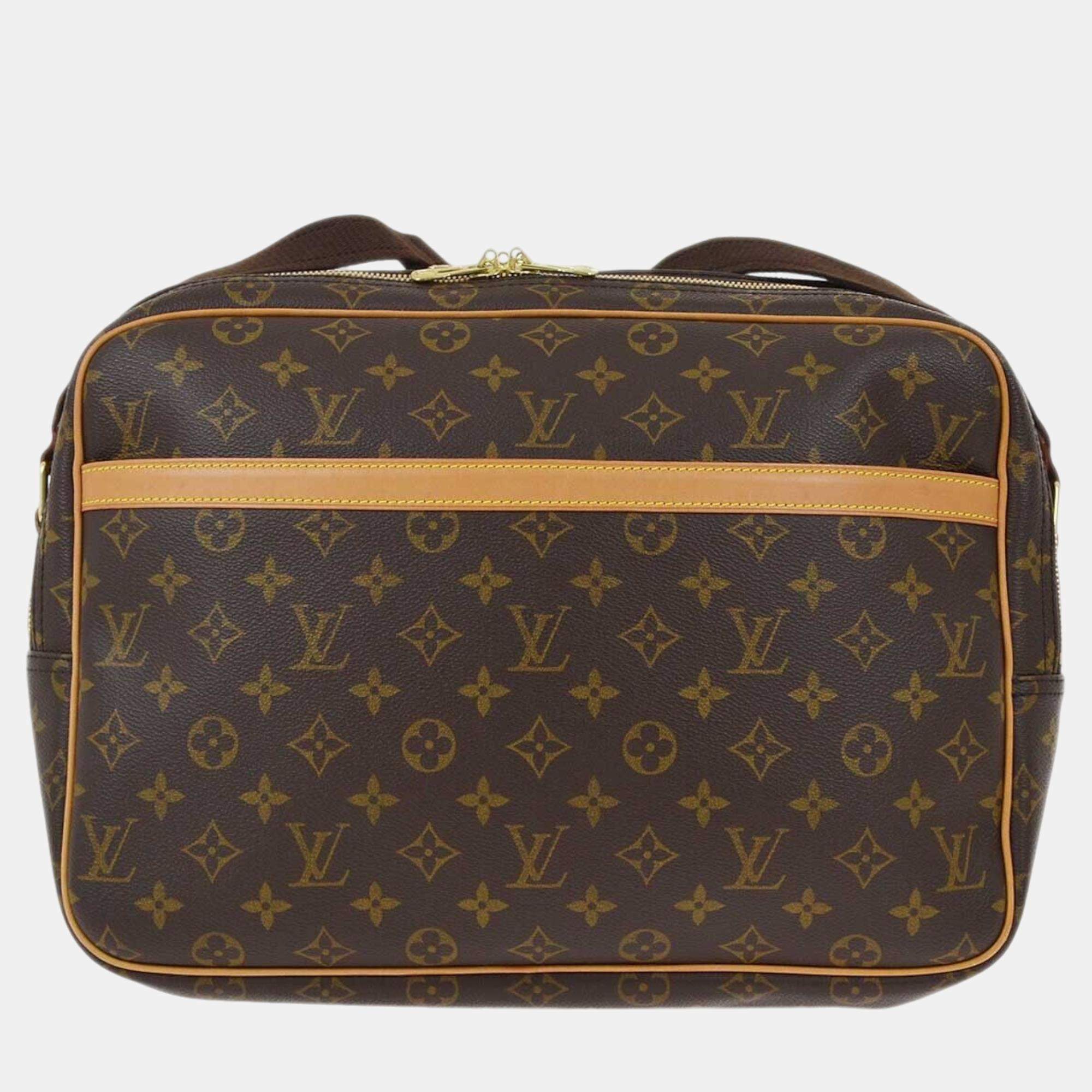 Pre Owned Louis Vuitton Monogram Reporter GM Shoulder Bag