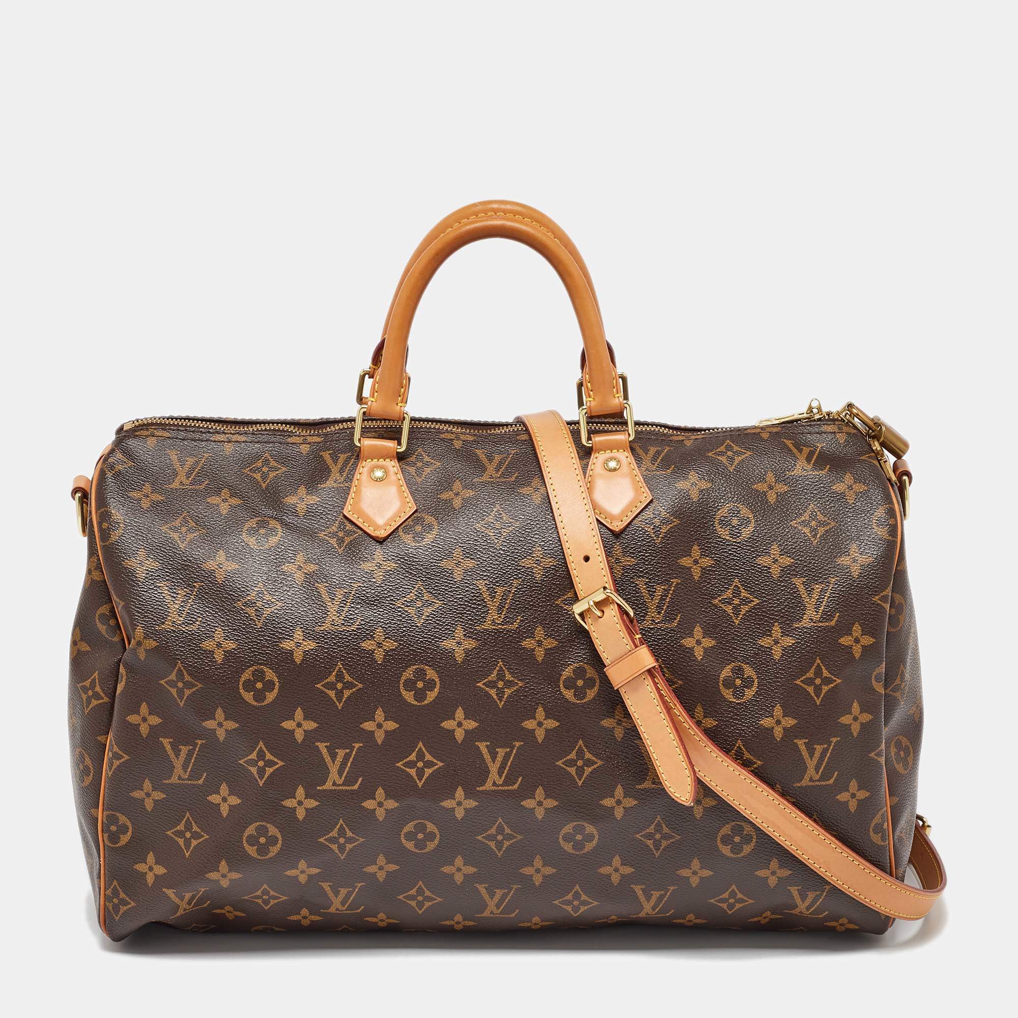 Louis Vuitton Monogram Canvas Speedy Bandoulière 40 Bag