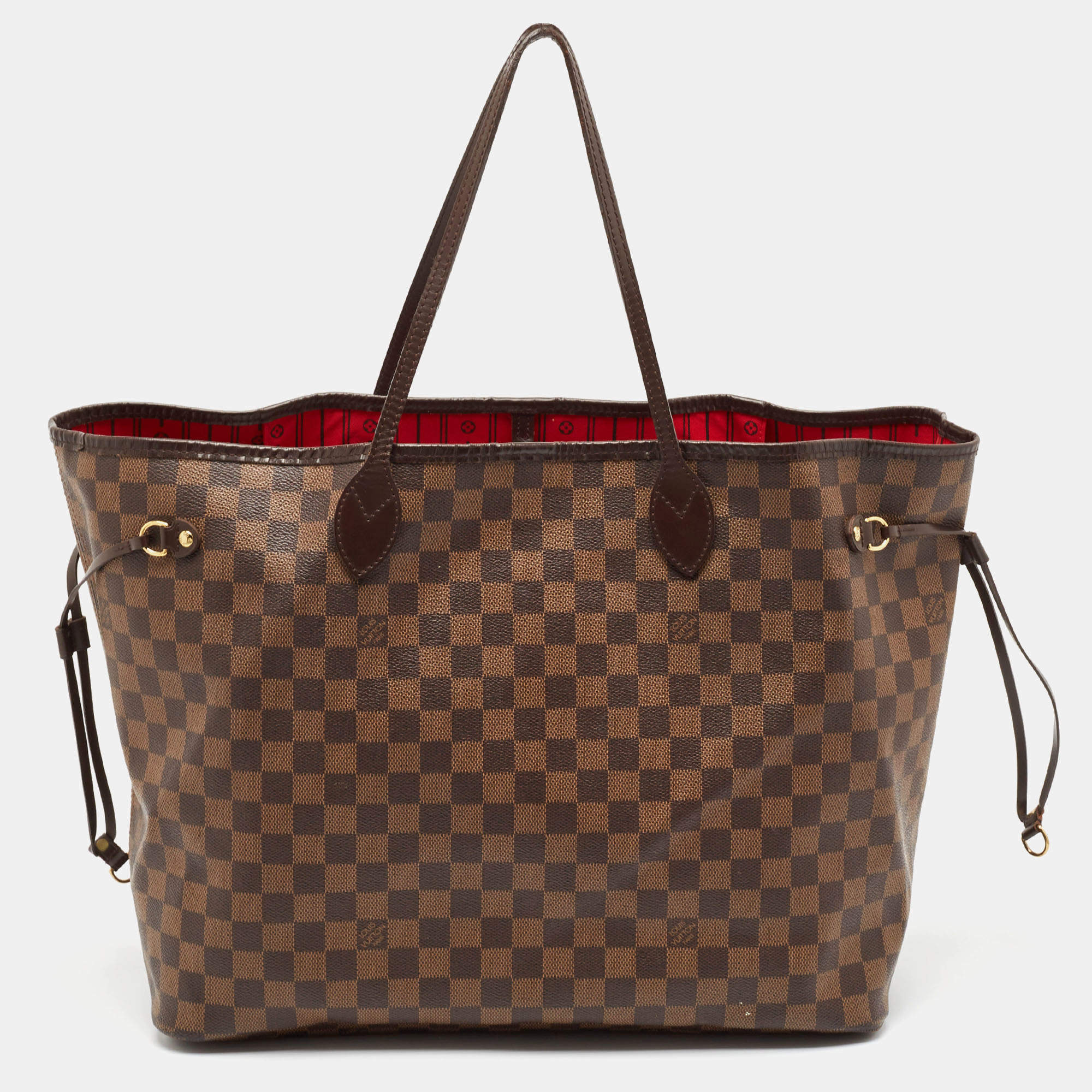 Louis Vuitton Damier Ebene Canvas Neverfull GM Bag