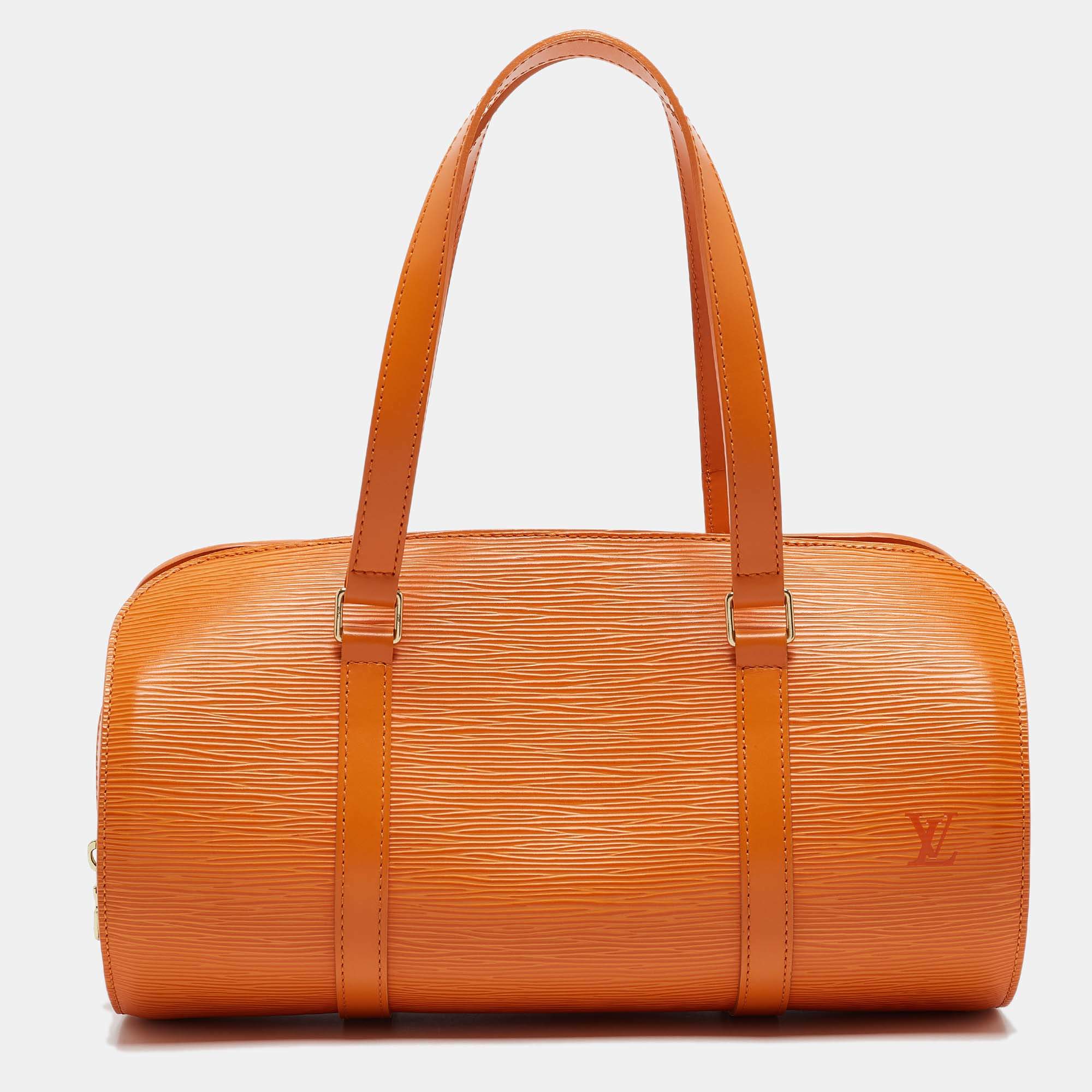 مملوكة مسبقًا Louis Vuitton Mandarin Epi Leather Soufflot Bag