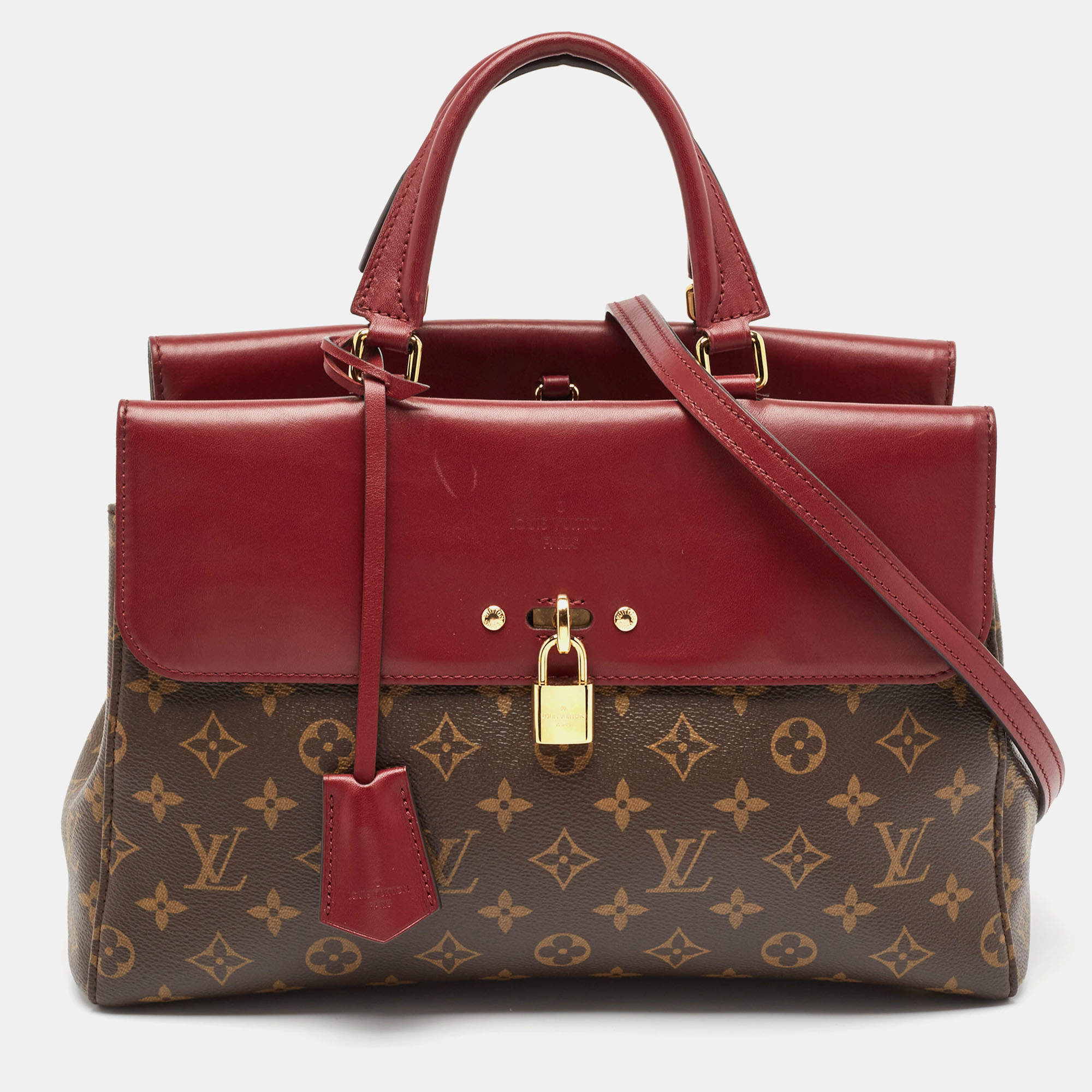 Louis Vuitton Burgundy Monogram Canvas Venus Bag