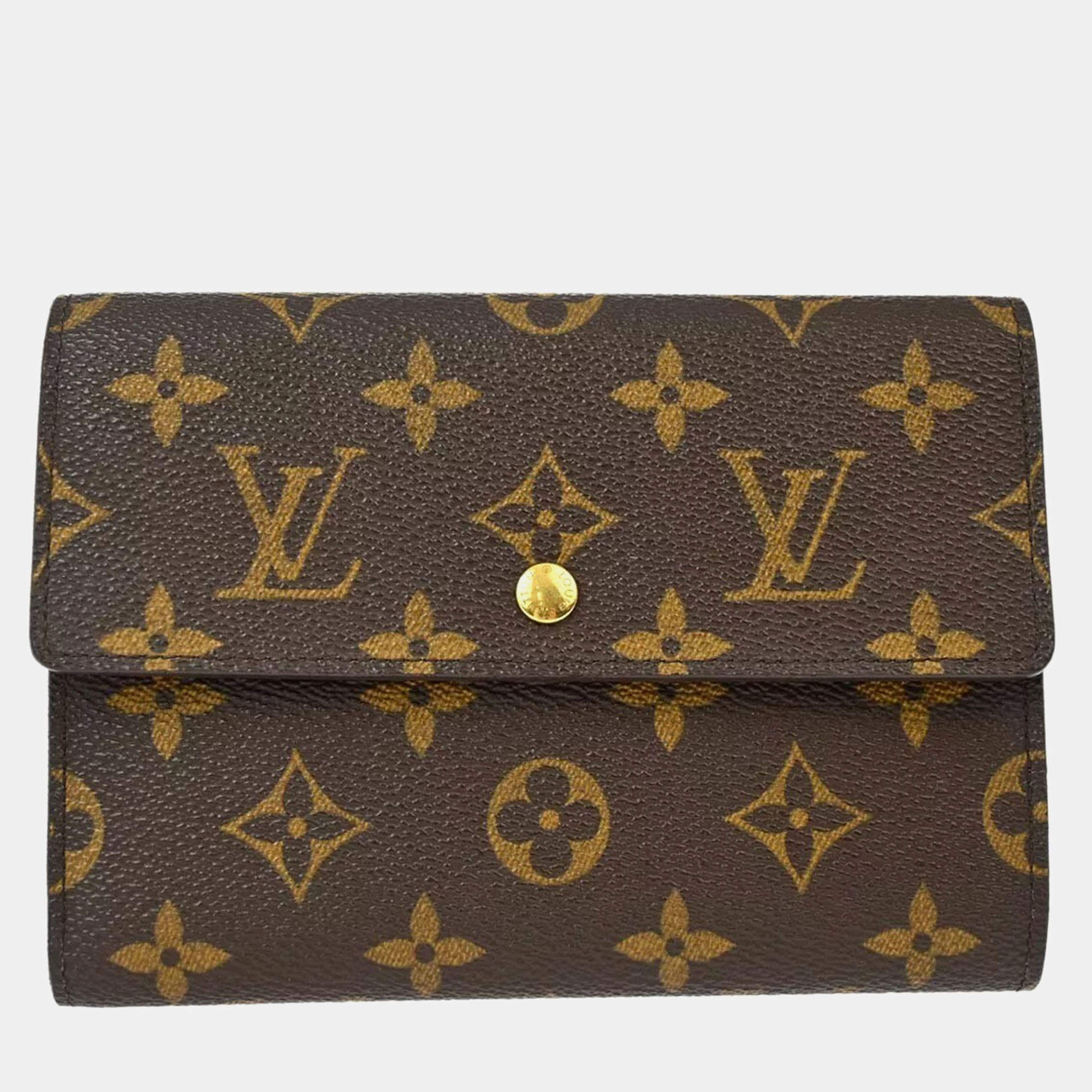 Louis Vuitton Monogram Porte Tresor Etui Papier Wallet