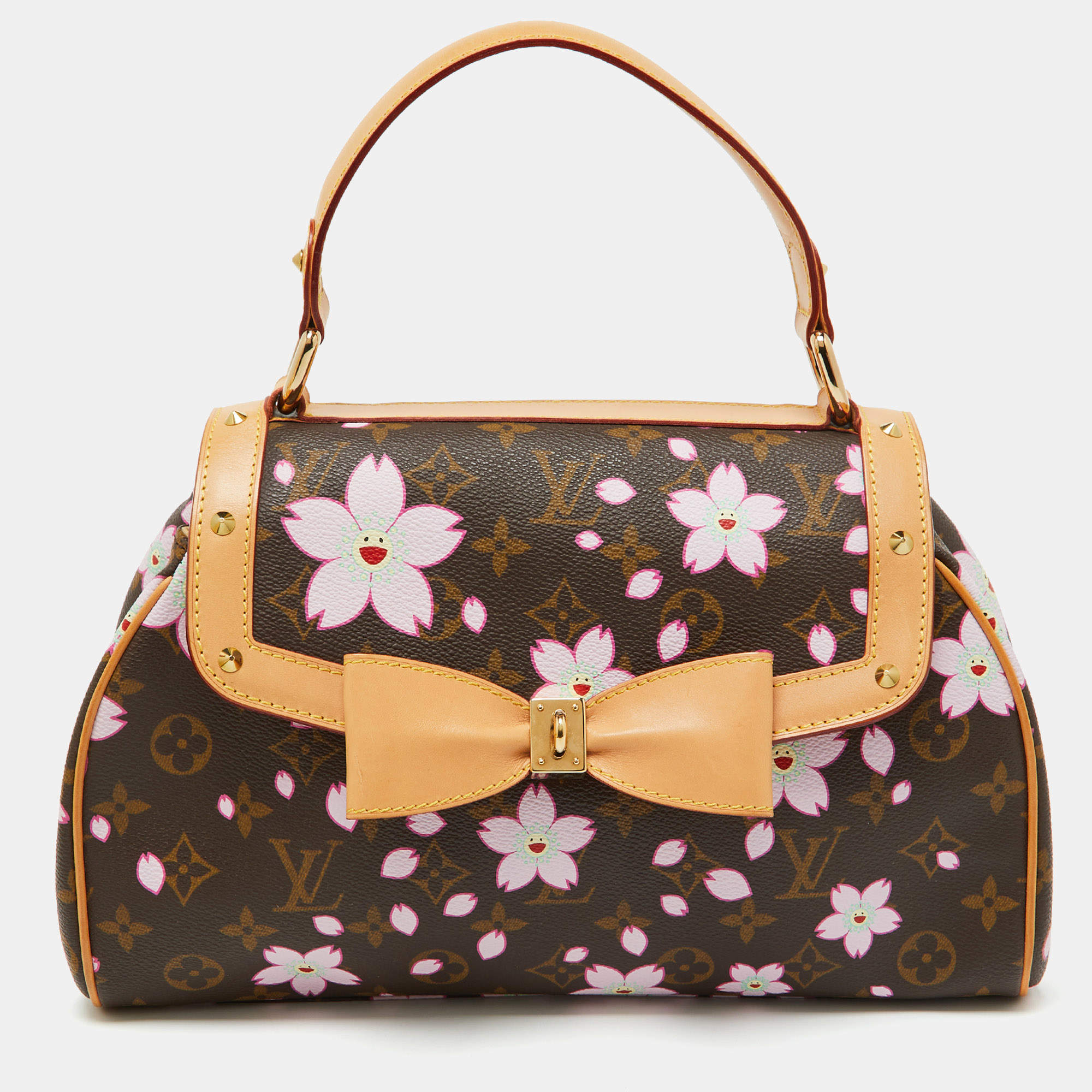 Louis Vuitton x Takashi Murakami Monogram Cherry Blossom Sac Retro Bag