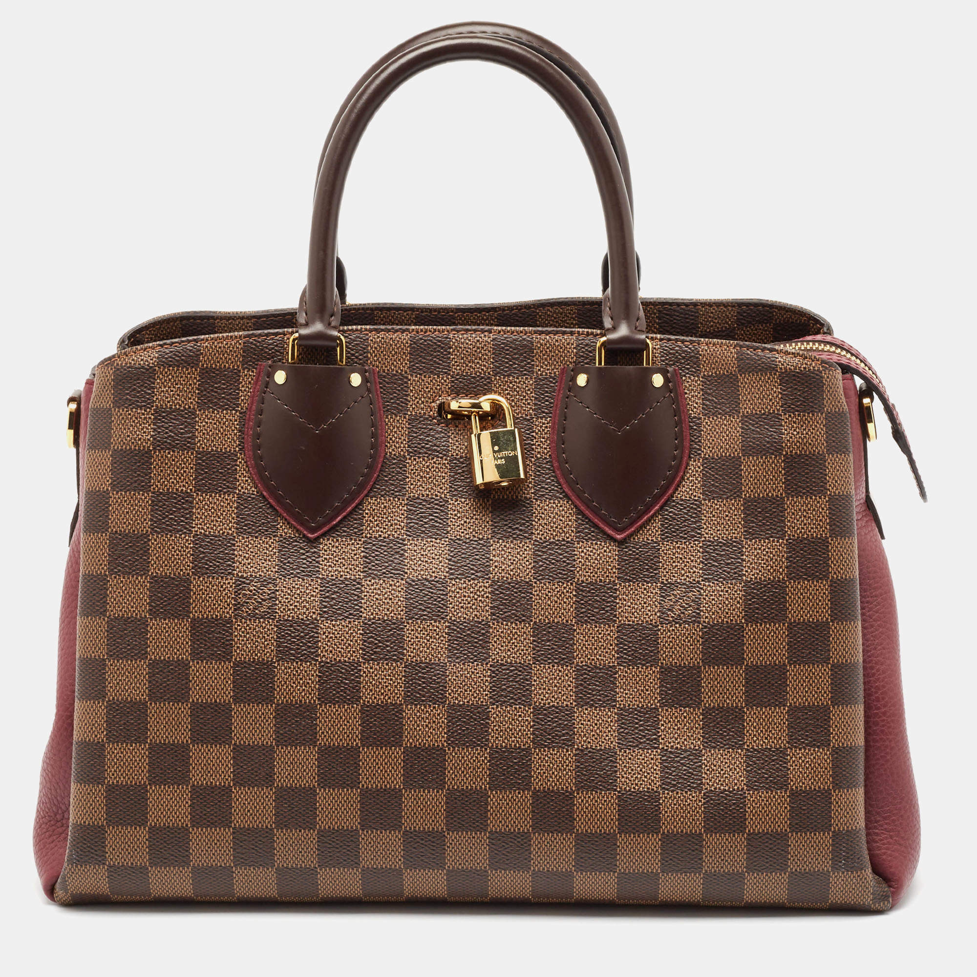 Louis Vuitton Bordeaux Damier Ebene Canvas and Leather Normandy Bag