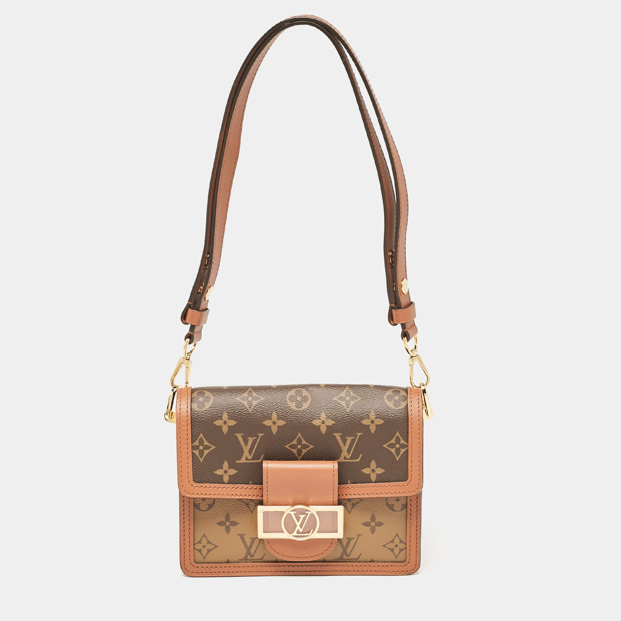 Louis Vuitton Monogram Reverse Canvas Mini Dauphine Bag