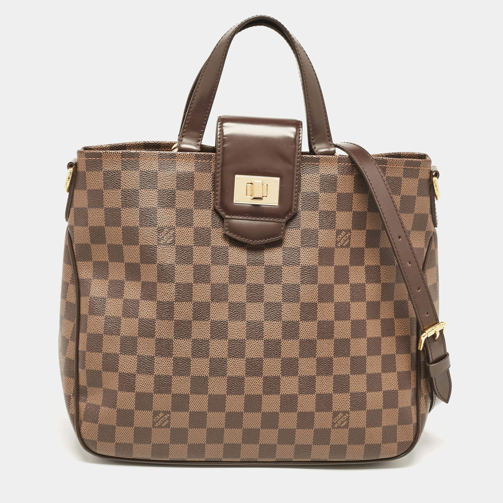 Pre Owned Louis Vuitton Damier Ebene Canvas Cabas Rosebery Bag