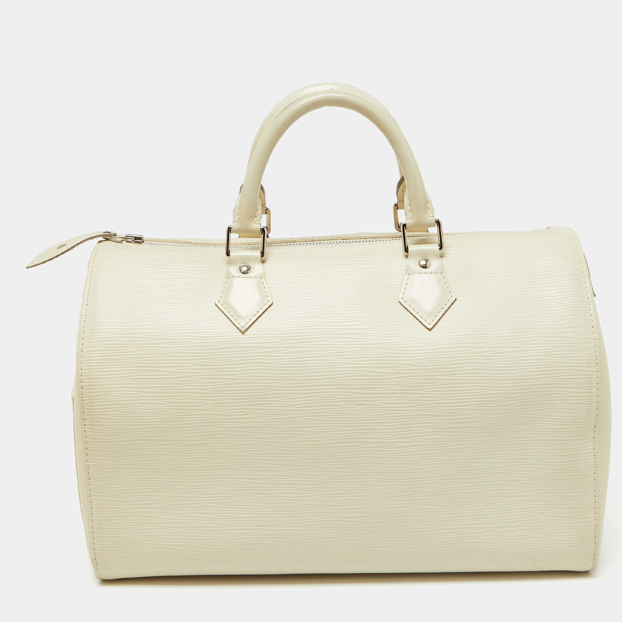Pre Owned Louis Vuitton Ivorie Epi Leather Speedy 30 Bag