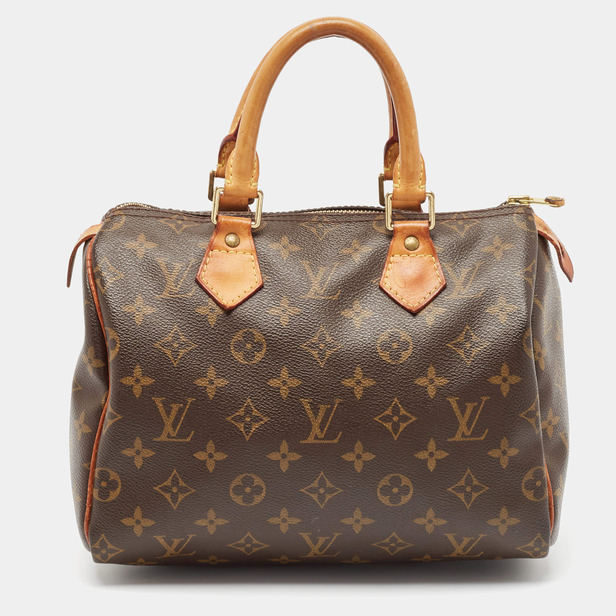 Pre Owned Louis Vuitton Monogram Canvas Speedy 25 Bag