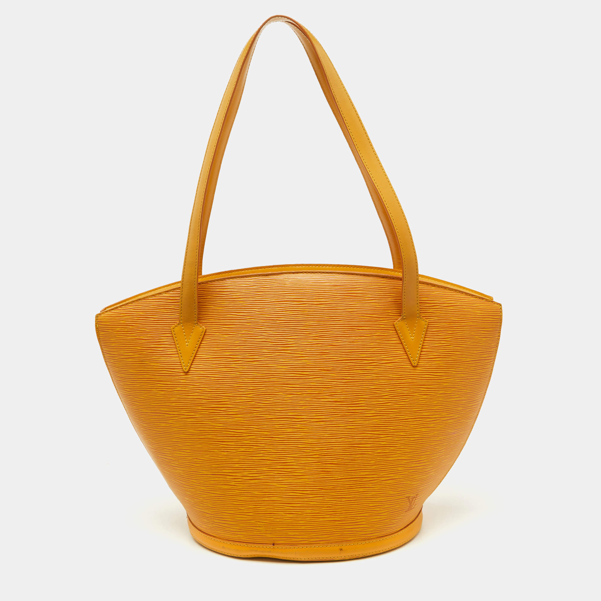 Louis Vuitton Tassil Yellow Epi Leather Saint Jacques GM Bag