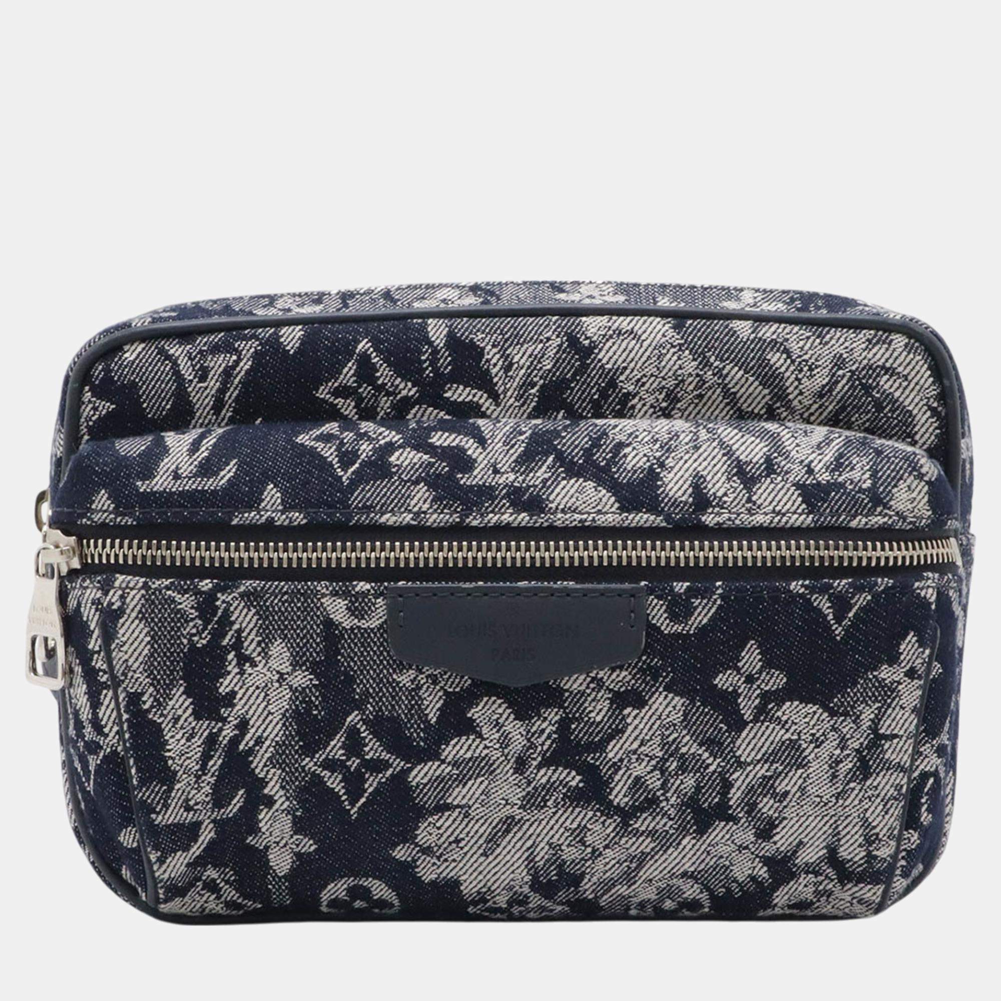 Louis Vuitton Denim Monogram Tapestry Bum Bag