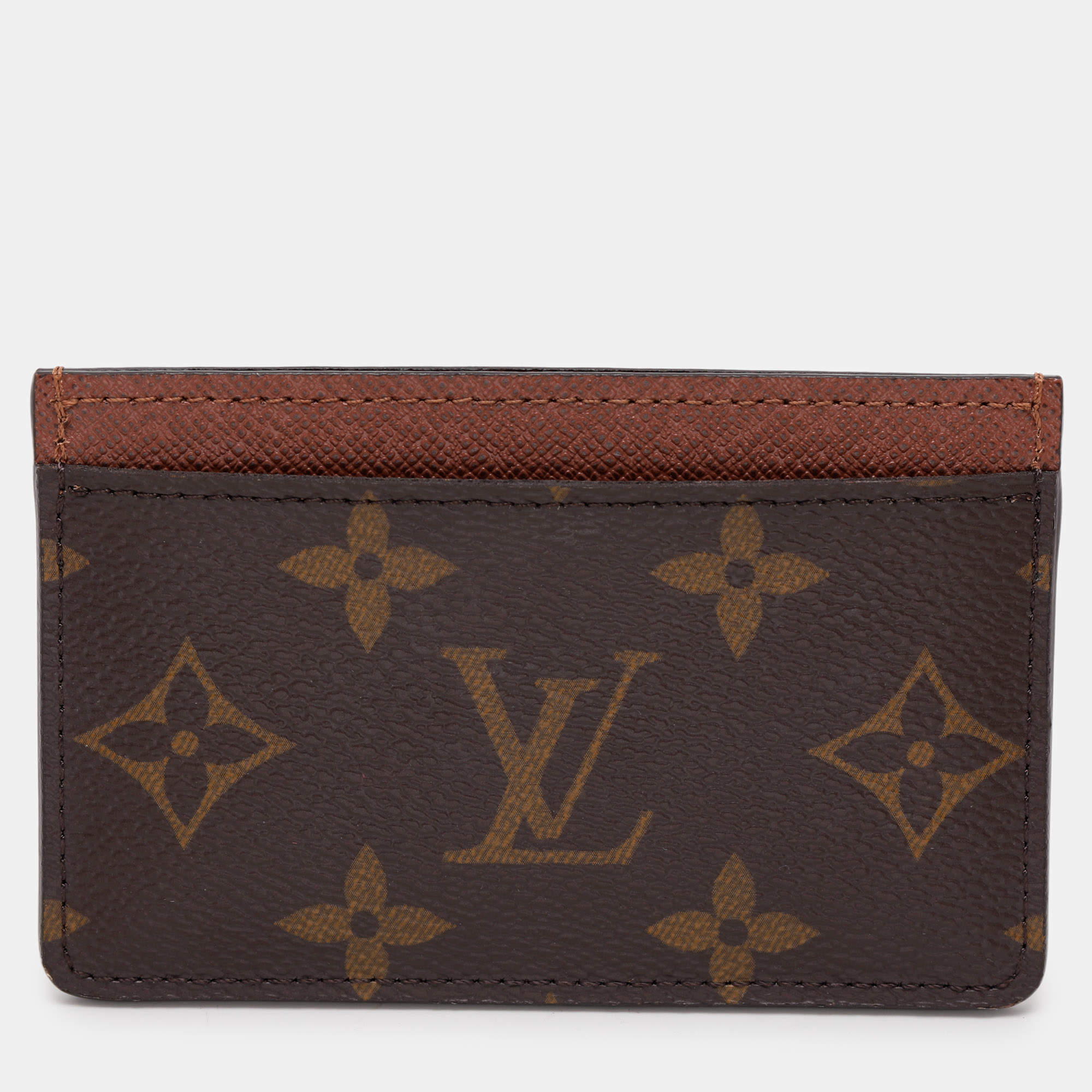 Louis Vuitton Brown Monogram Canvas Card Holder