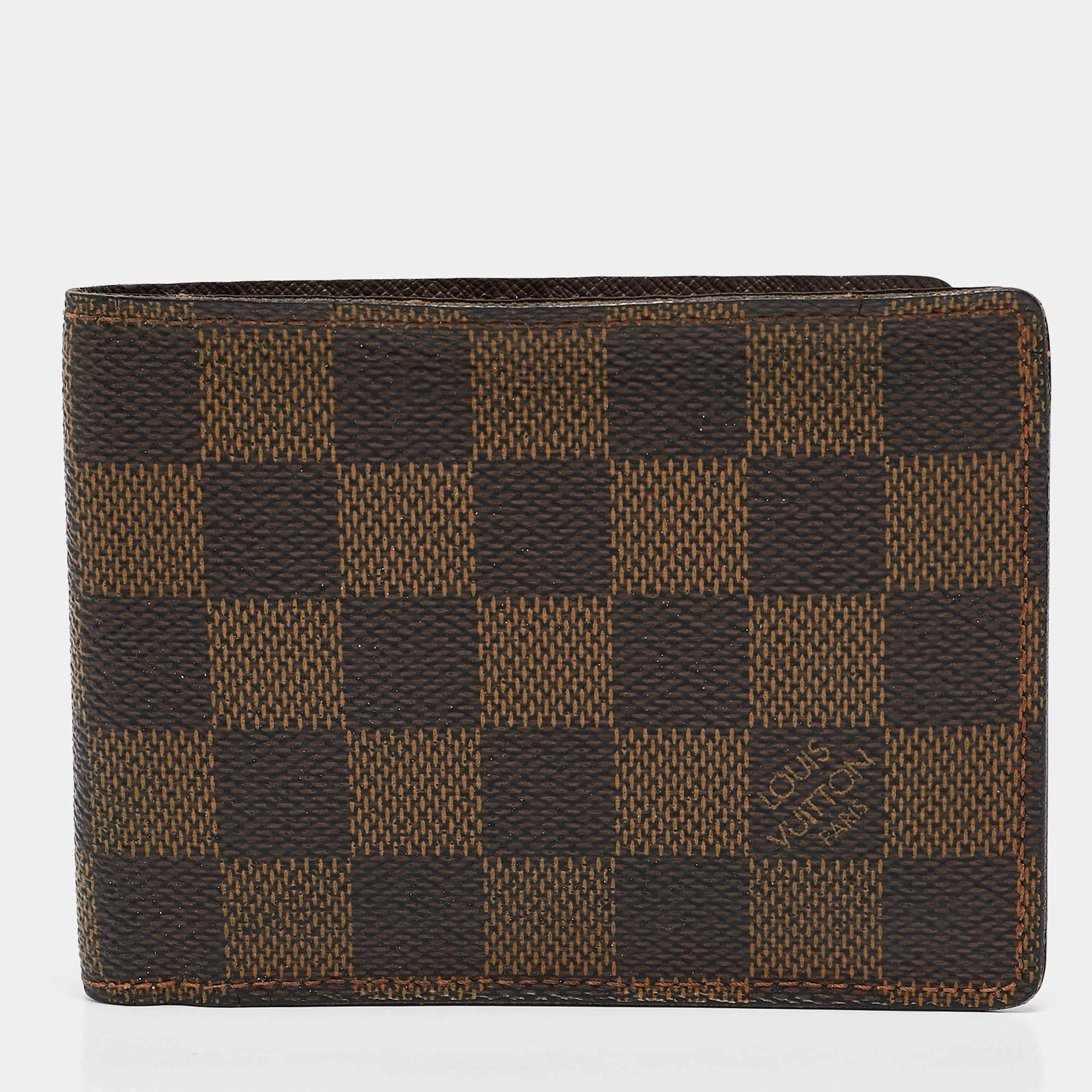Louis Vuitton Damier Ebene Canvas Multiple Wallet