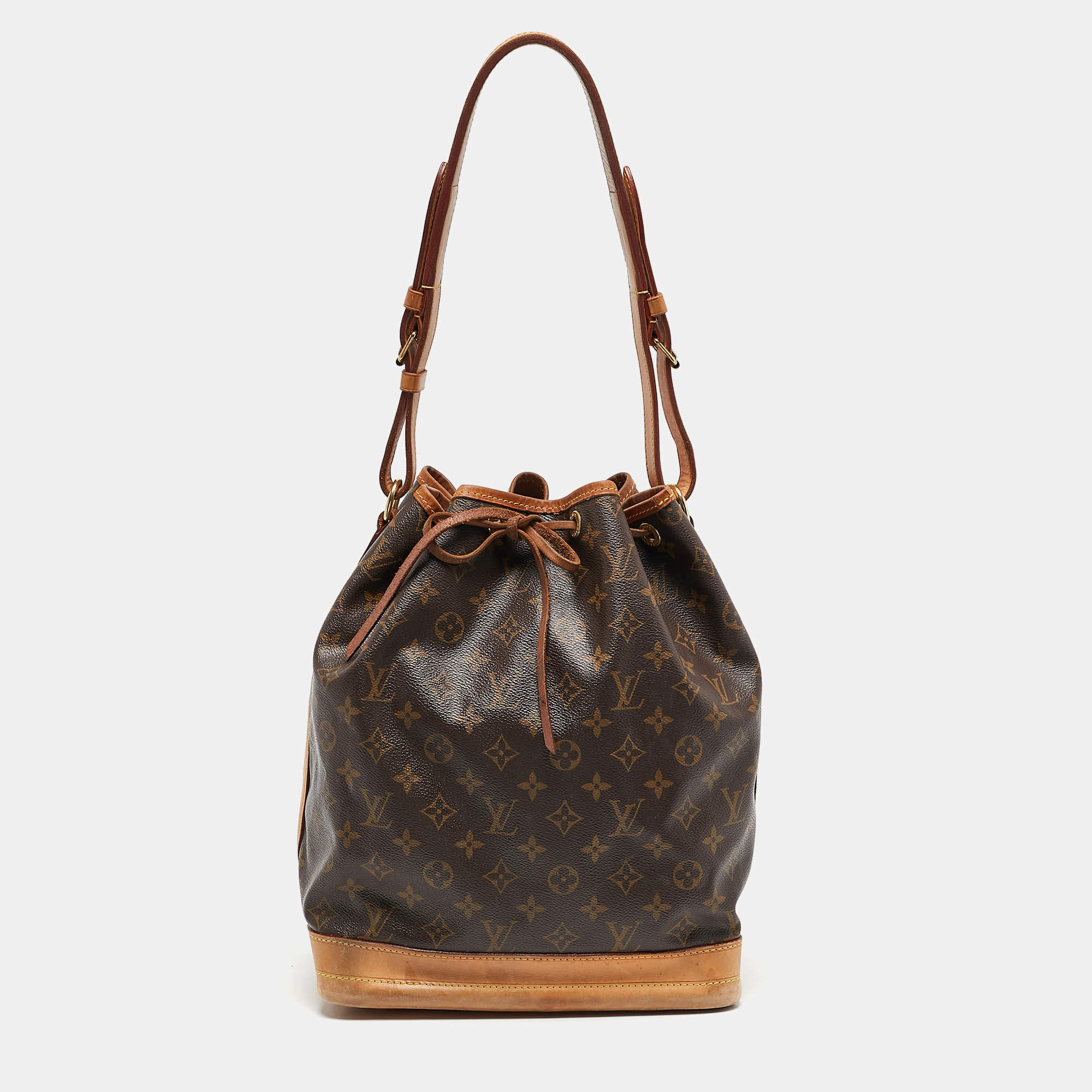Louis Vuitton Monogram Canvas and Leather Noe Bag