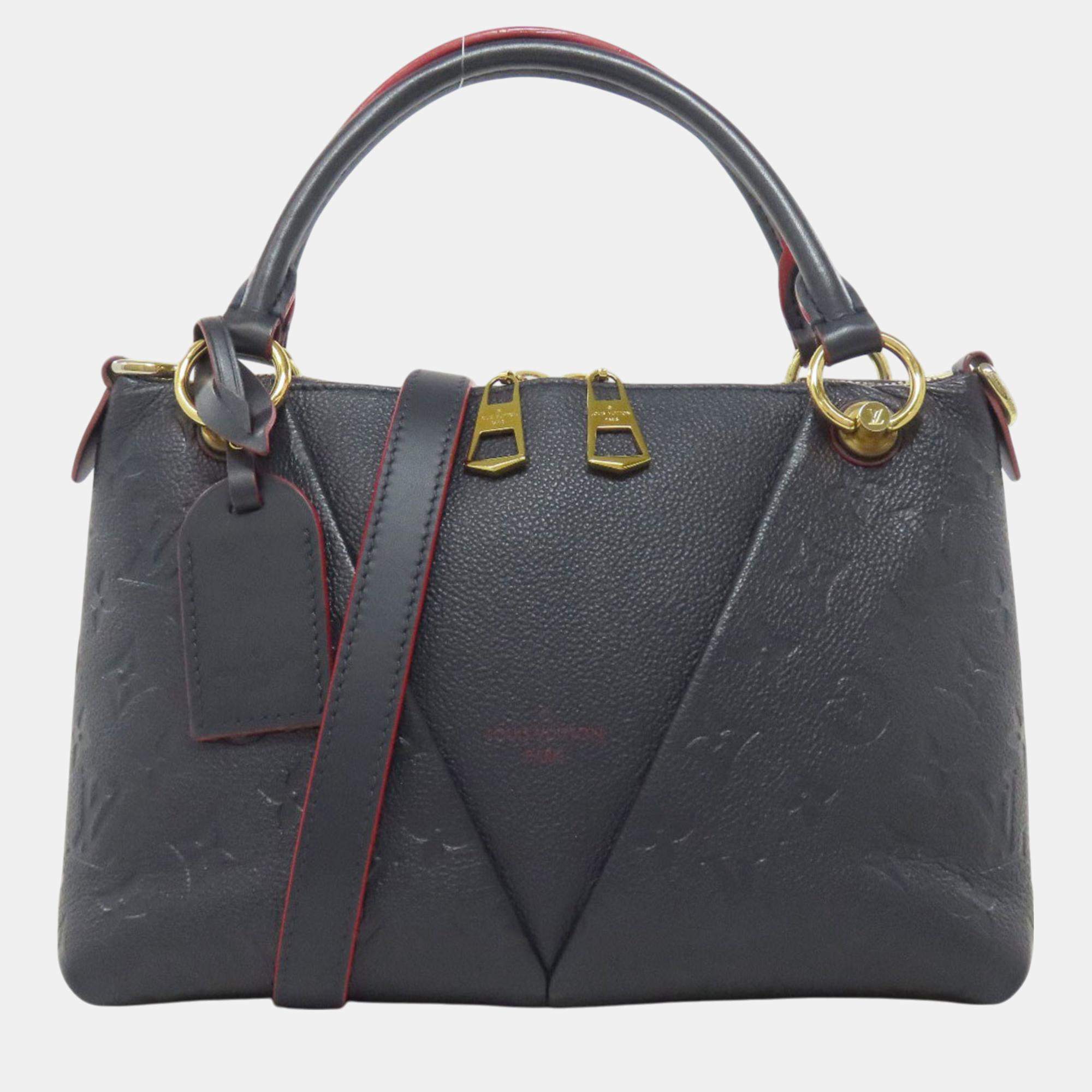 Louis Vuitton Marine Rouge Empreinte V Tote BB Handbag