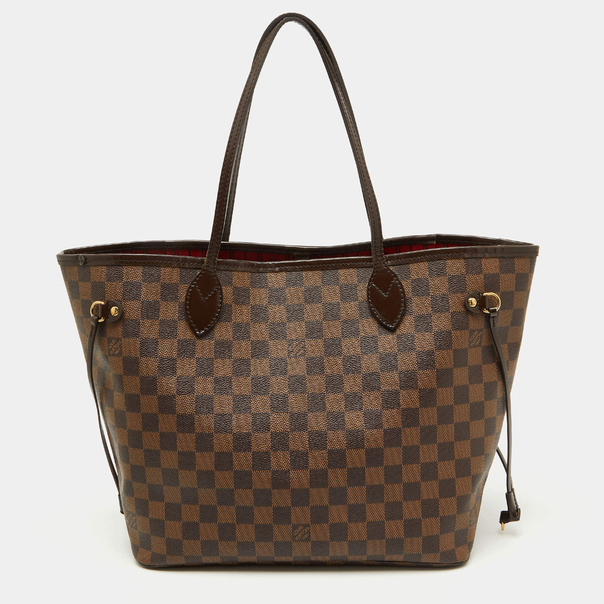 Louis Vuitton Damier Ebene Canvas Neverfull MM Bag