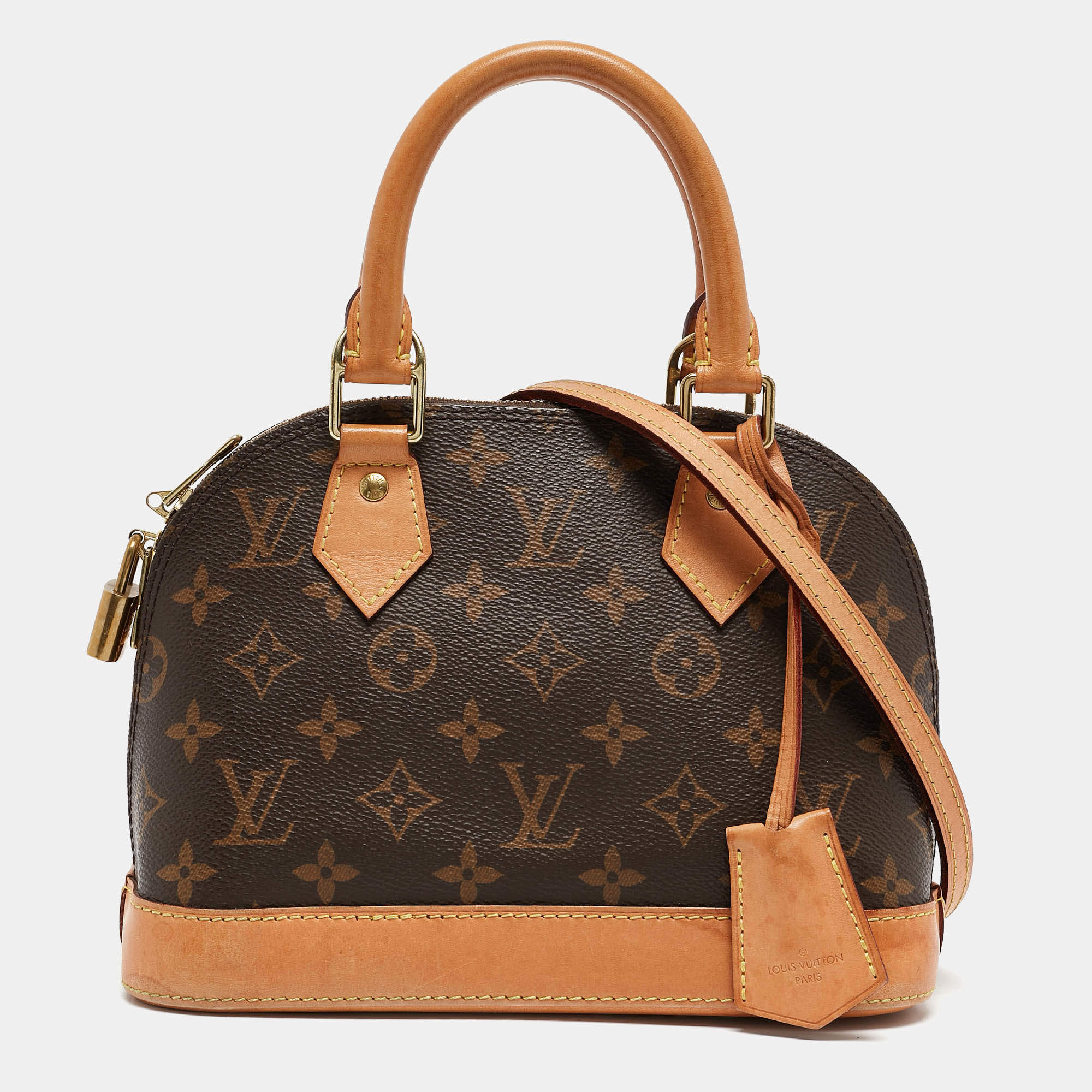 Pre Owned Louis Vuitton Monogram Canvas Alma BB Bag