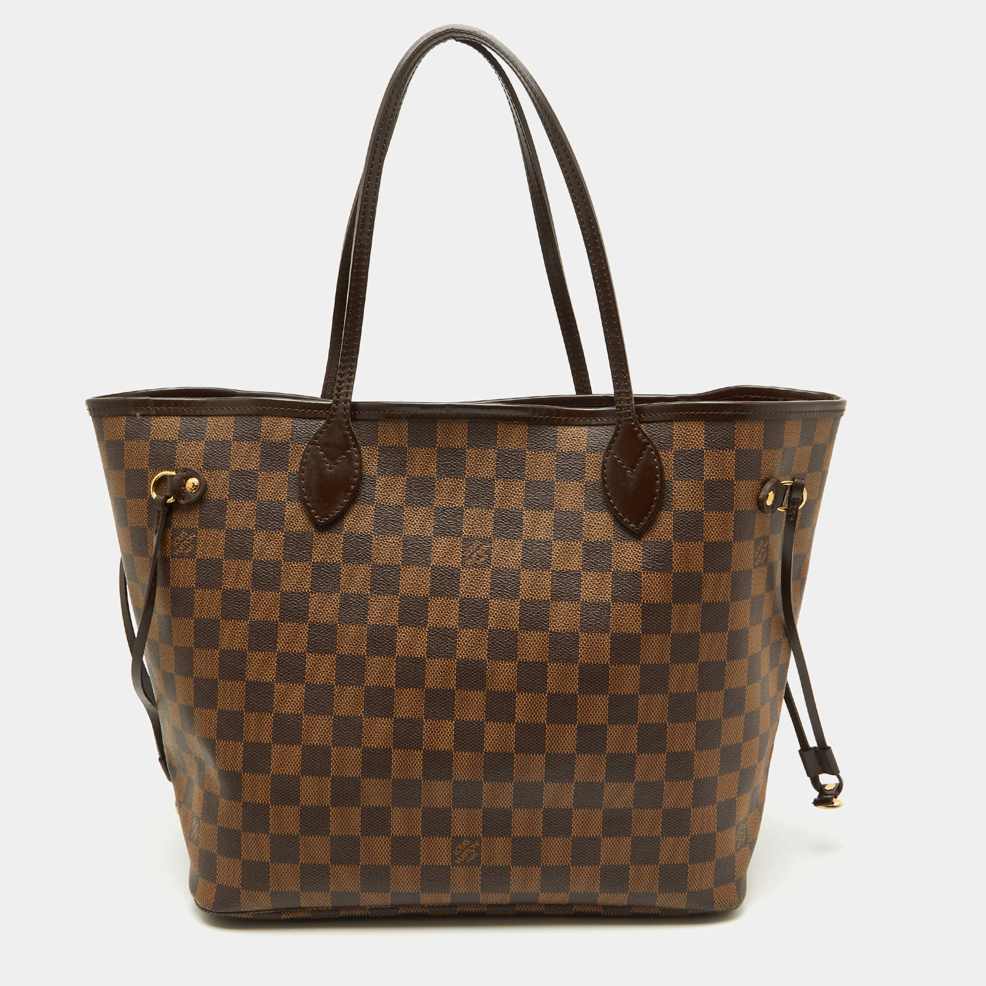 Louis Vuitton Damier Ebene Canvas Neverfull MM Bag