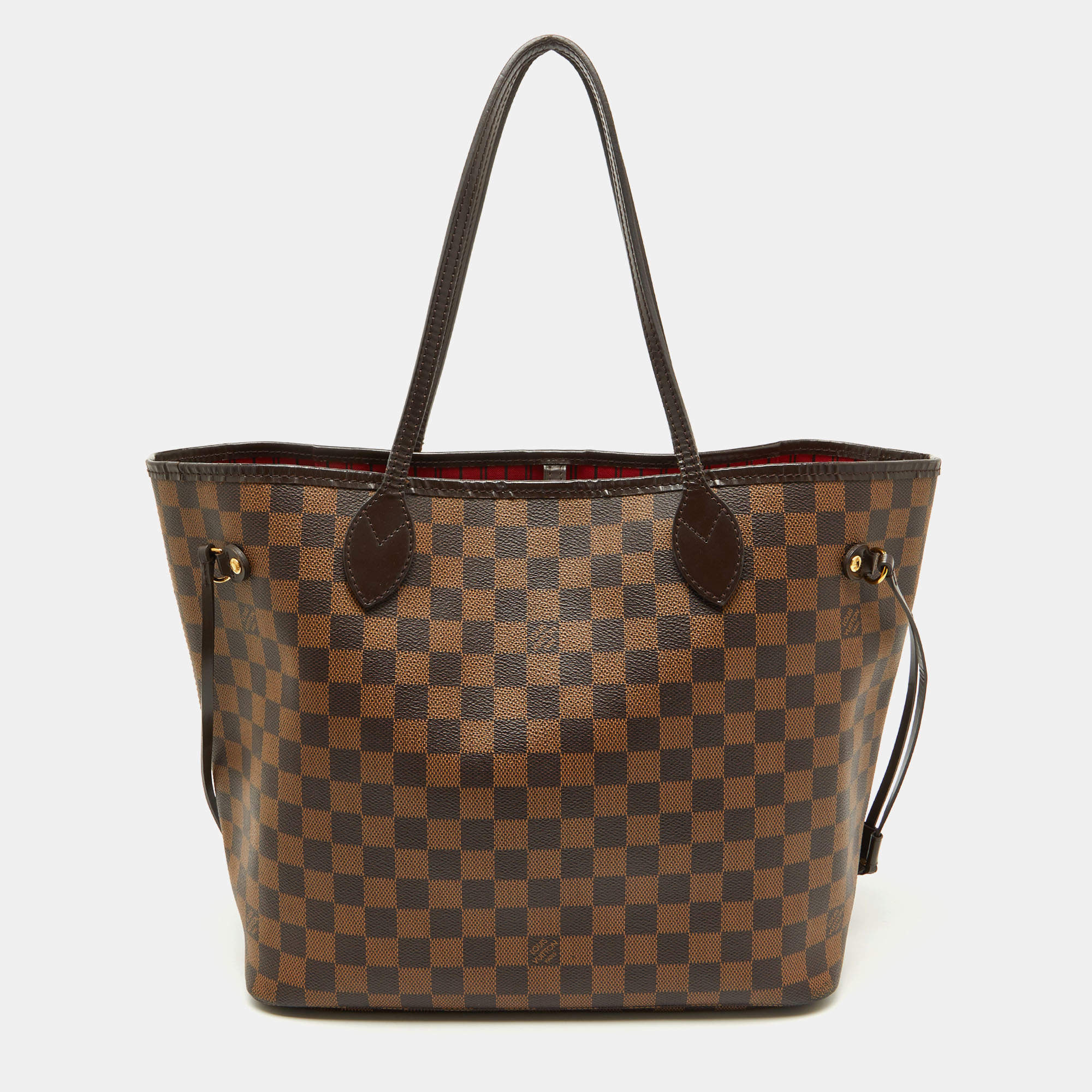 Louis Vuitton Damier Ebene Canvas Neverfull MM Bag