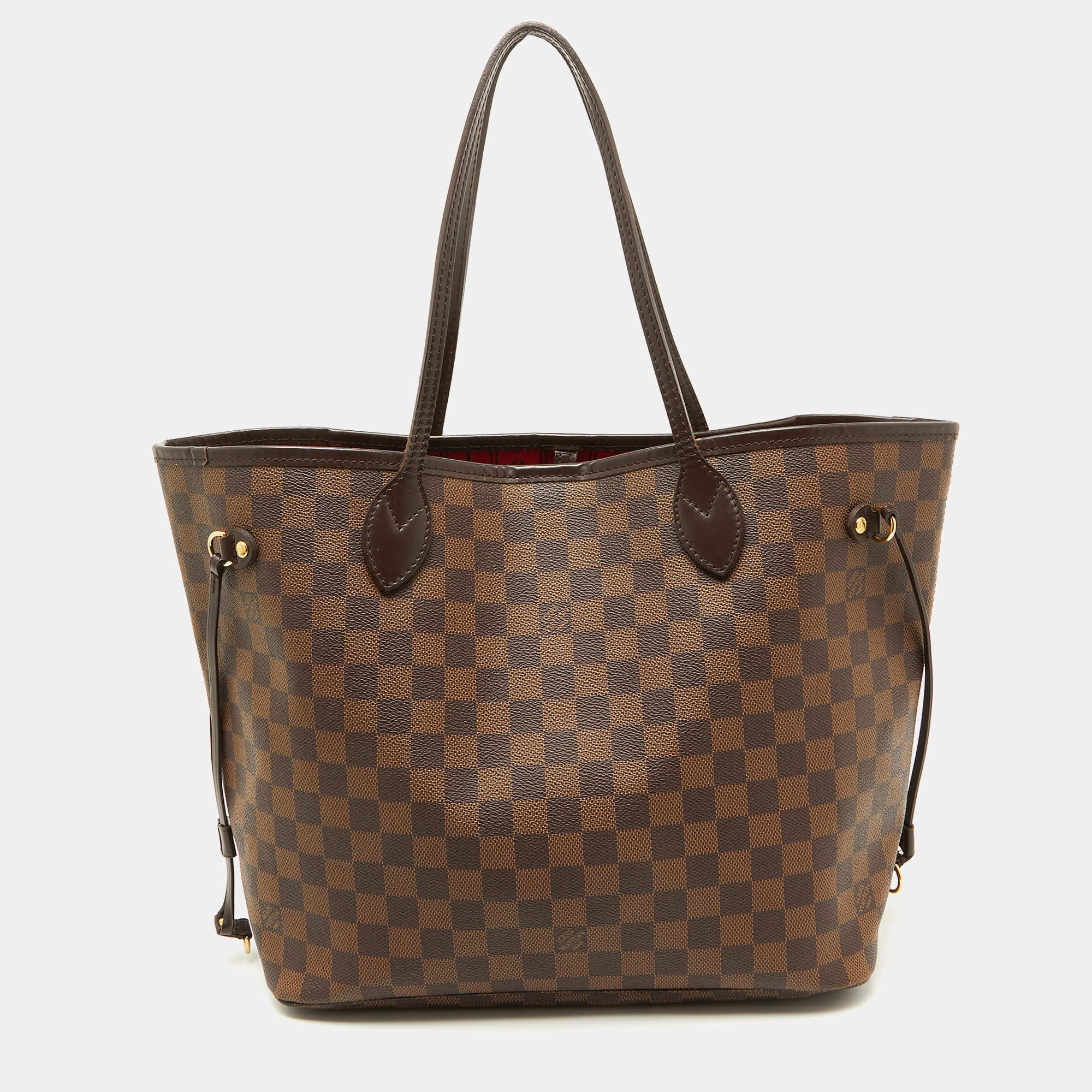 Louis Vuitton Damier Ebene Canvas Neverfull MM Bag