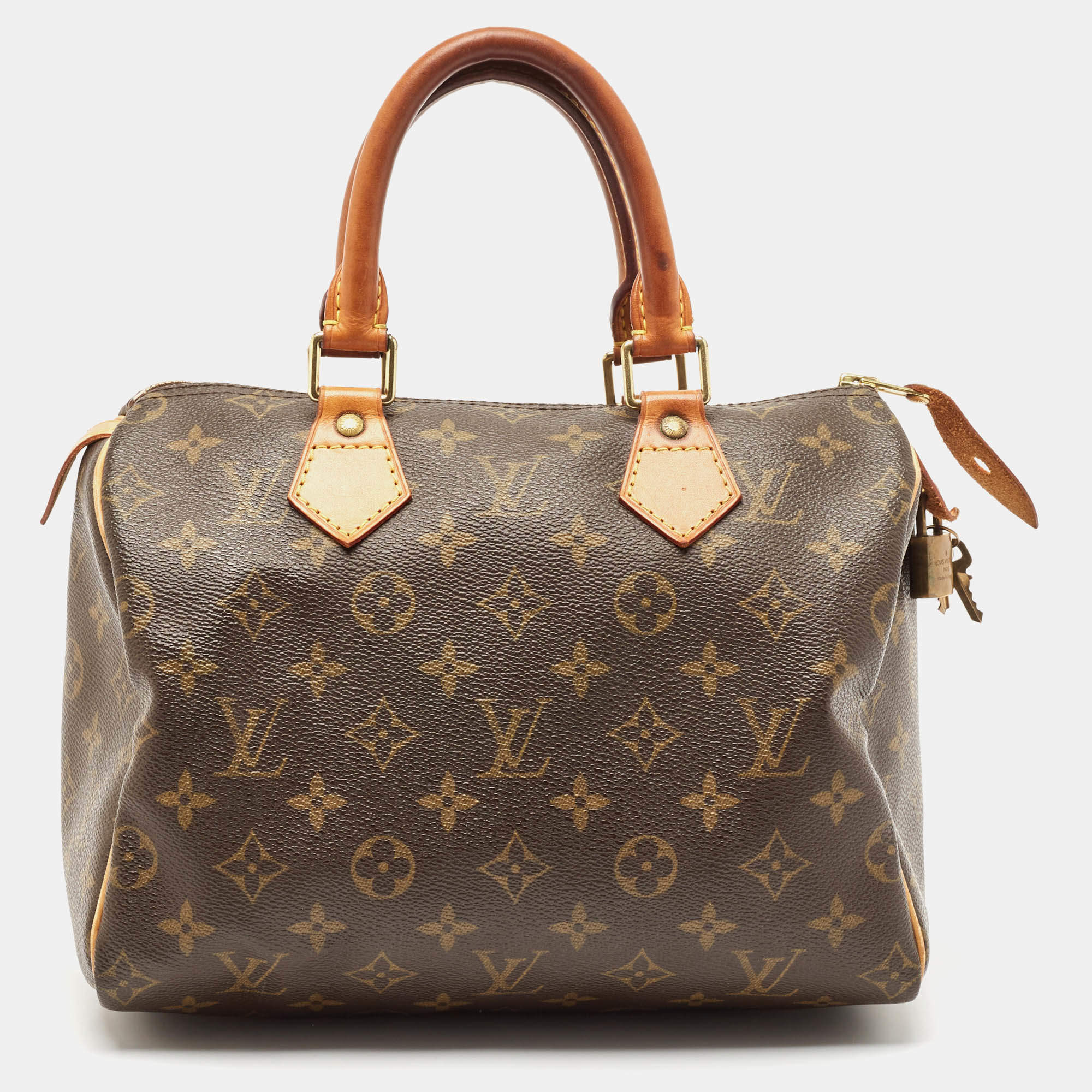 Pre Owned Louis Vuitton Monogram Canvas Speedy 25 Bag