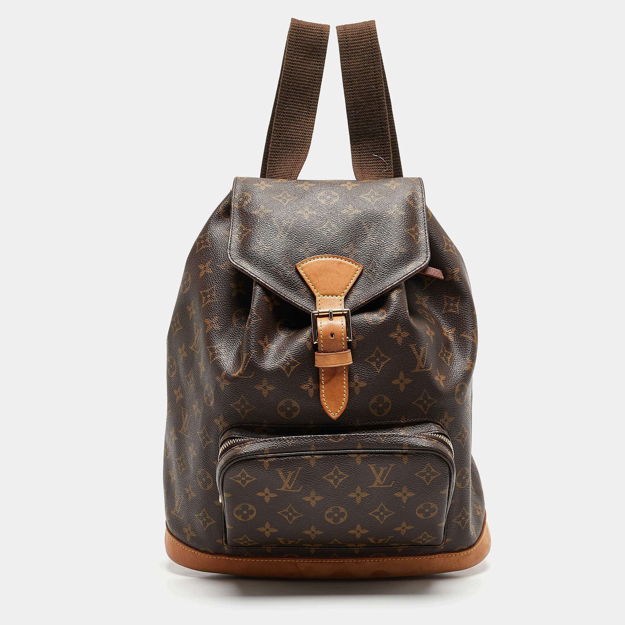 Pre Owned Louis Vuitton Monogram Canvas Montsouris Backpack GM Bag