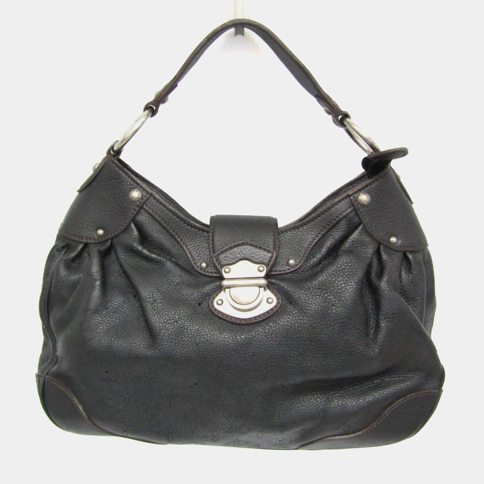 Pre Owned Louis Vuitton Noir Mahina Solar PM Shoulder Bag