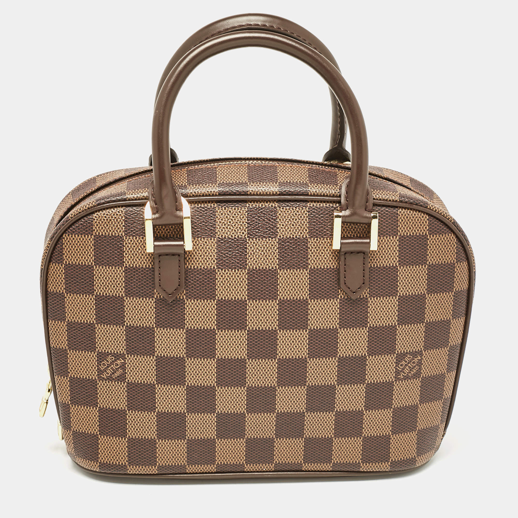 Pre Owned Louis Vuitton Damier Ebene Canvas Mini Sarria Bag