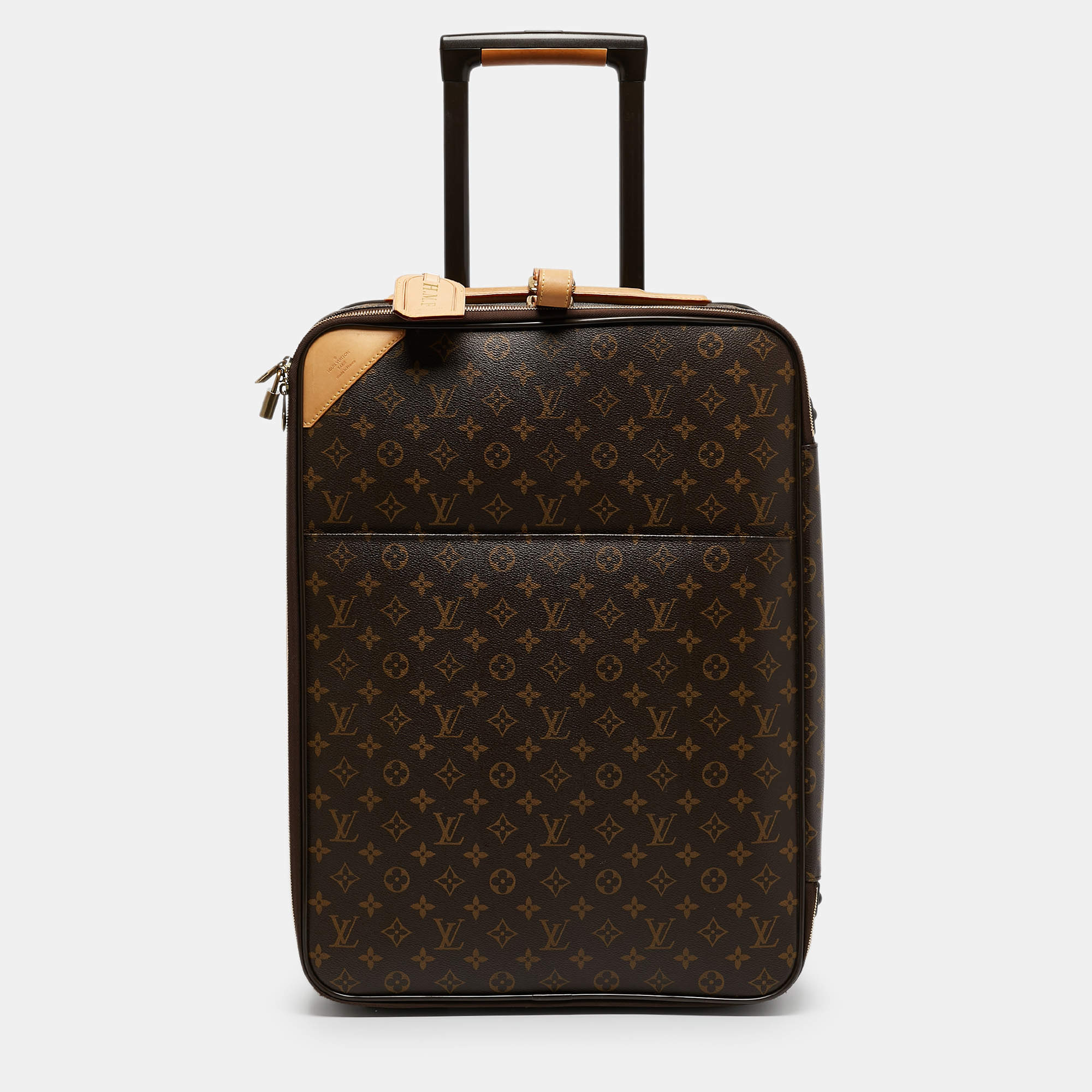 Louis Vuitton Monogram Canvas Business Pegase Legere 55 Luggage
