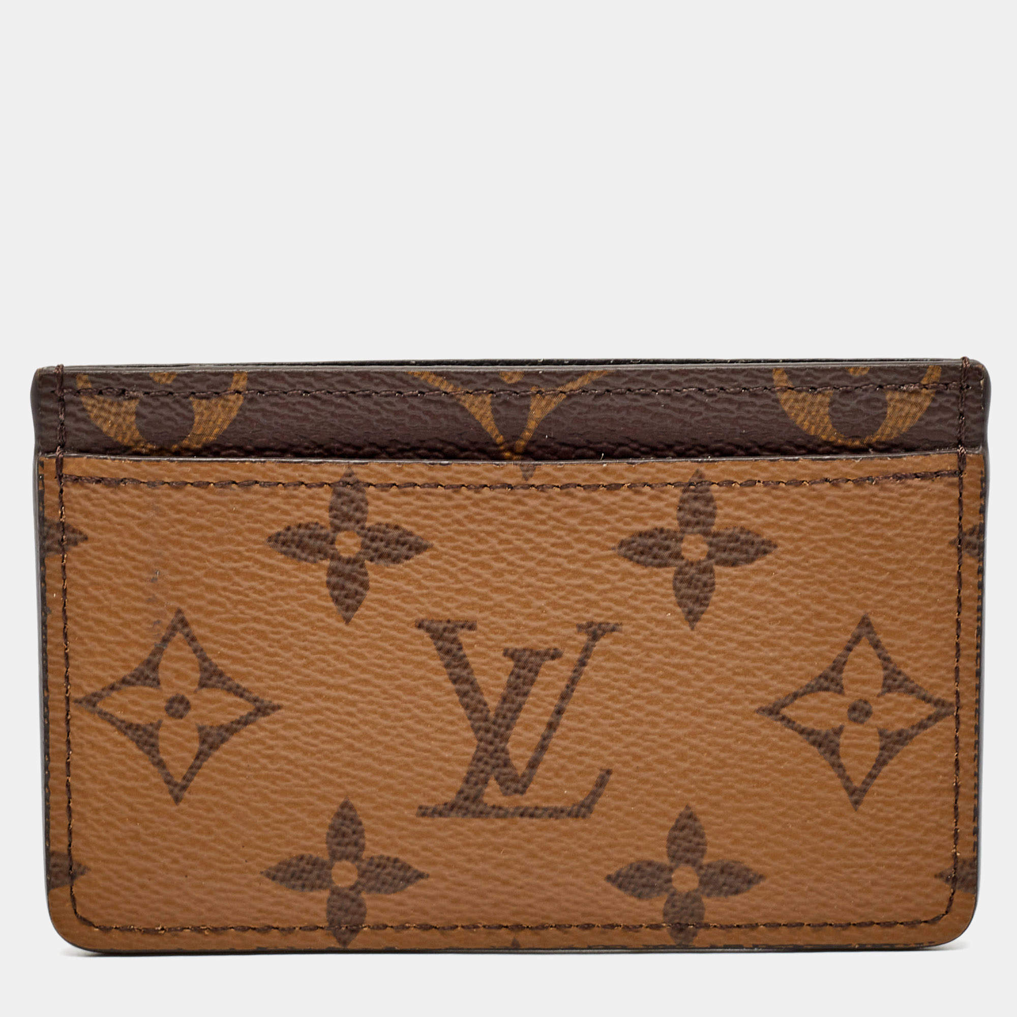 Louis Vuitton Monogram Reverse Canvas Card Holder