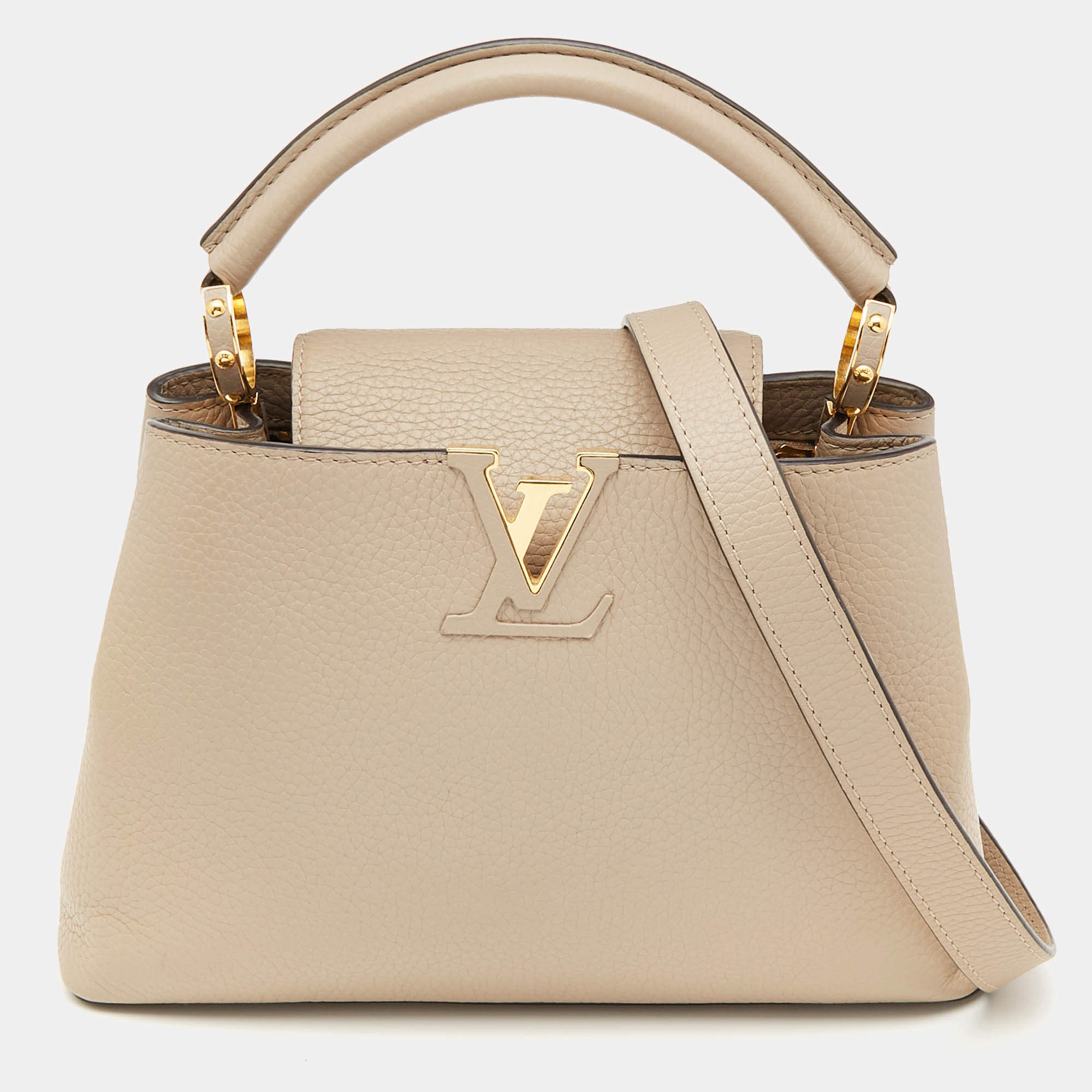Louis Vuitton Galet Taurillon Leather Capucines BB Bag
