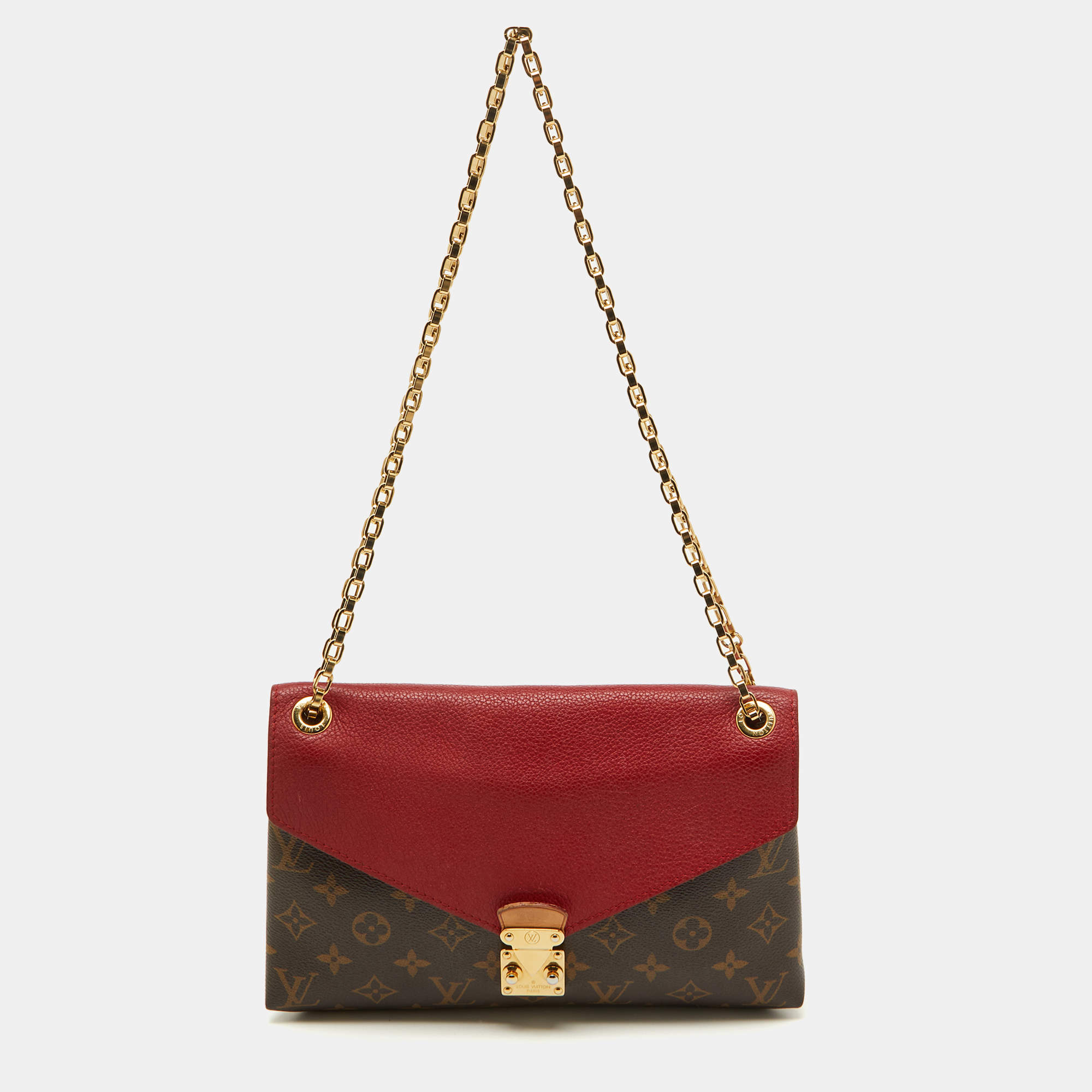 Louis Vuitton Cerise Monogram Canvas and Leather Pallas Chain Bag
