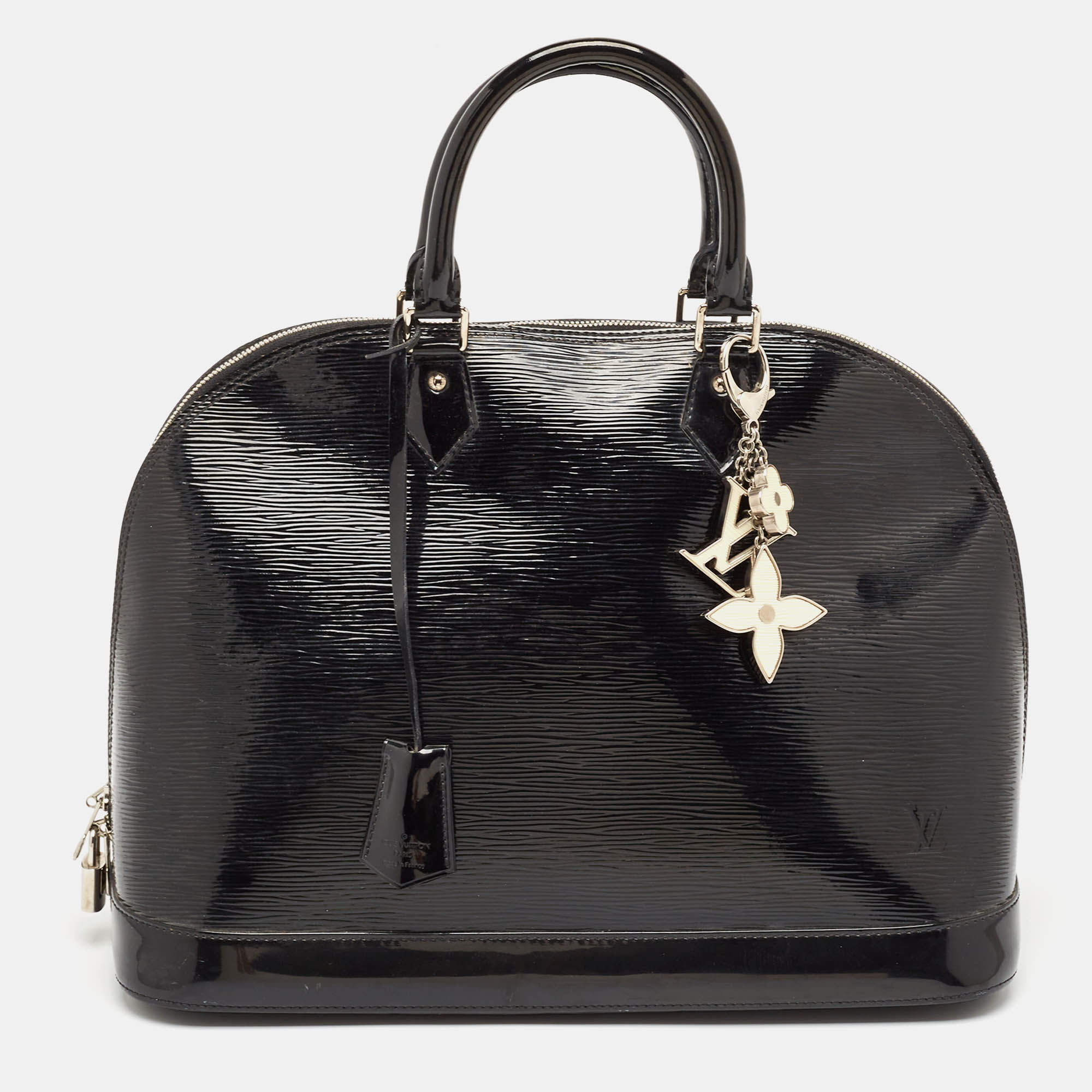 مملوكة مسبقًا Louis Vuitton Black Electric Epi Leather Alma GM Bag